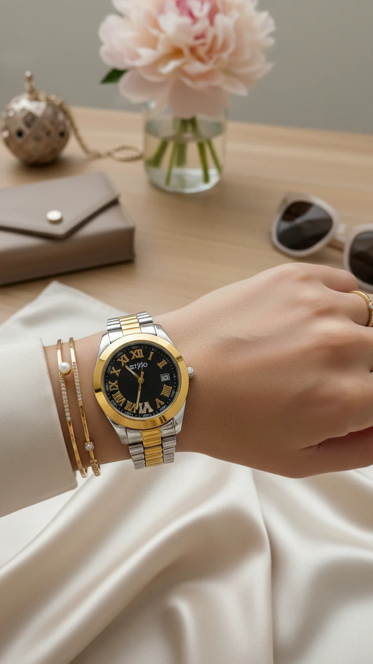 Two Tone Ladies Watch J34018