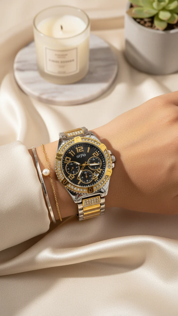 Two Tone Ladies Watch J34022