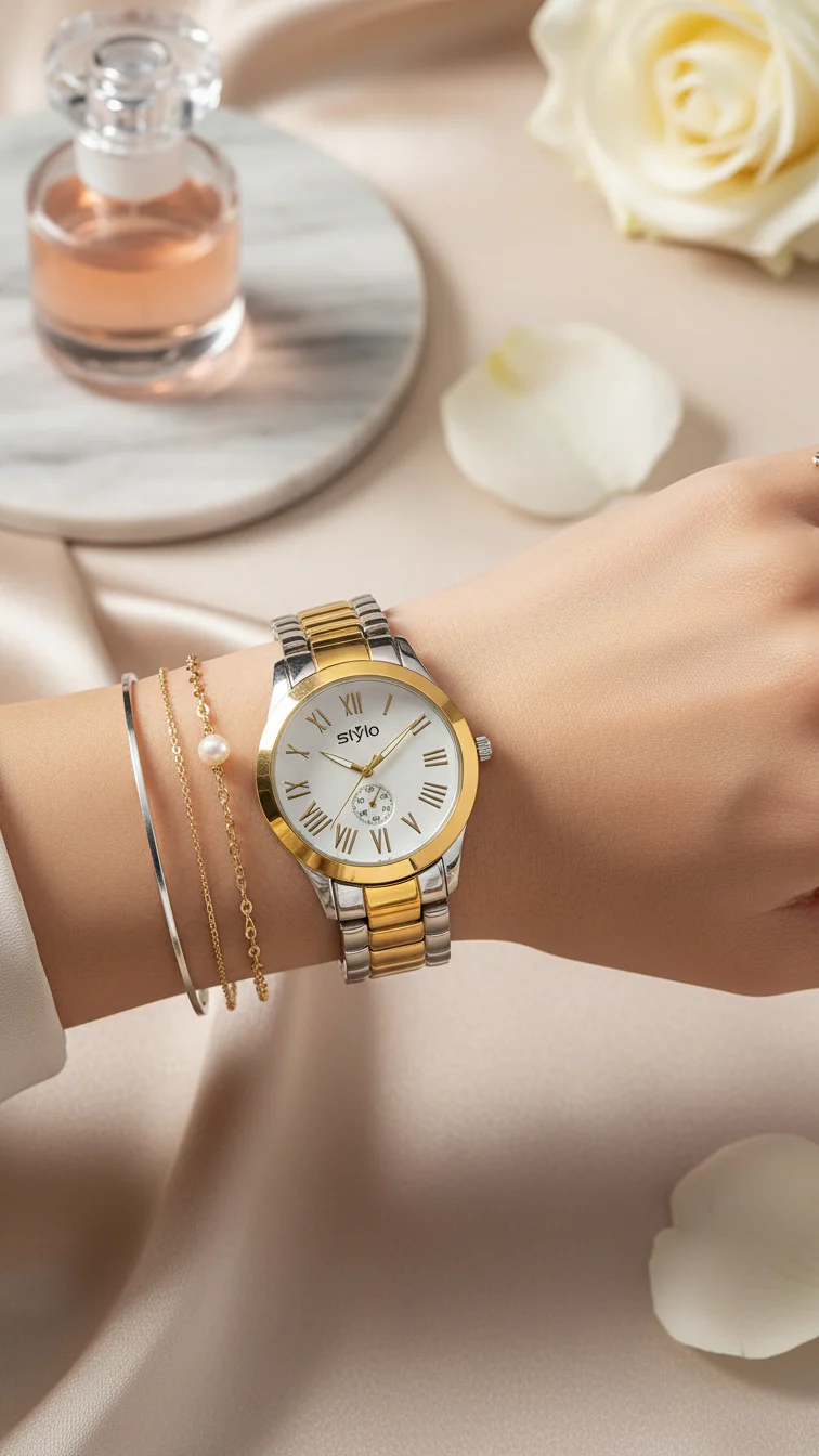 Two Tone Ladies Watch J34028