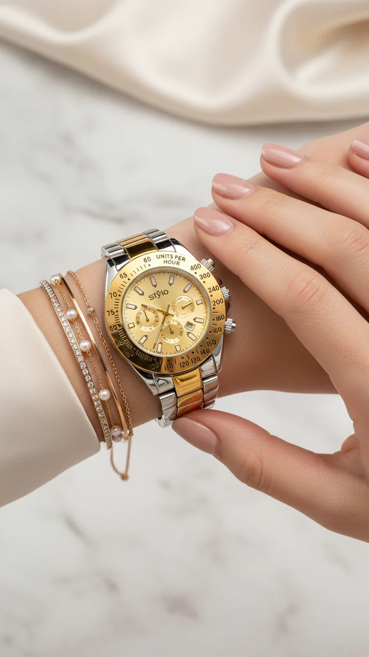 Two Tone Ladies Watch J34029