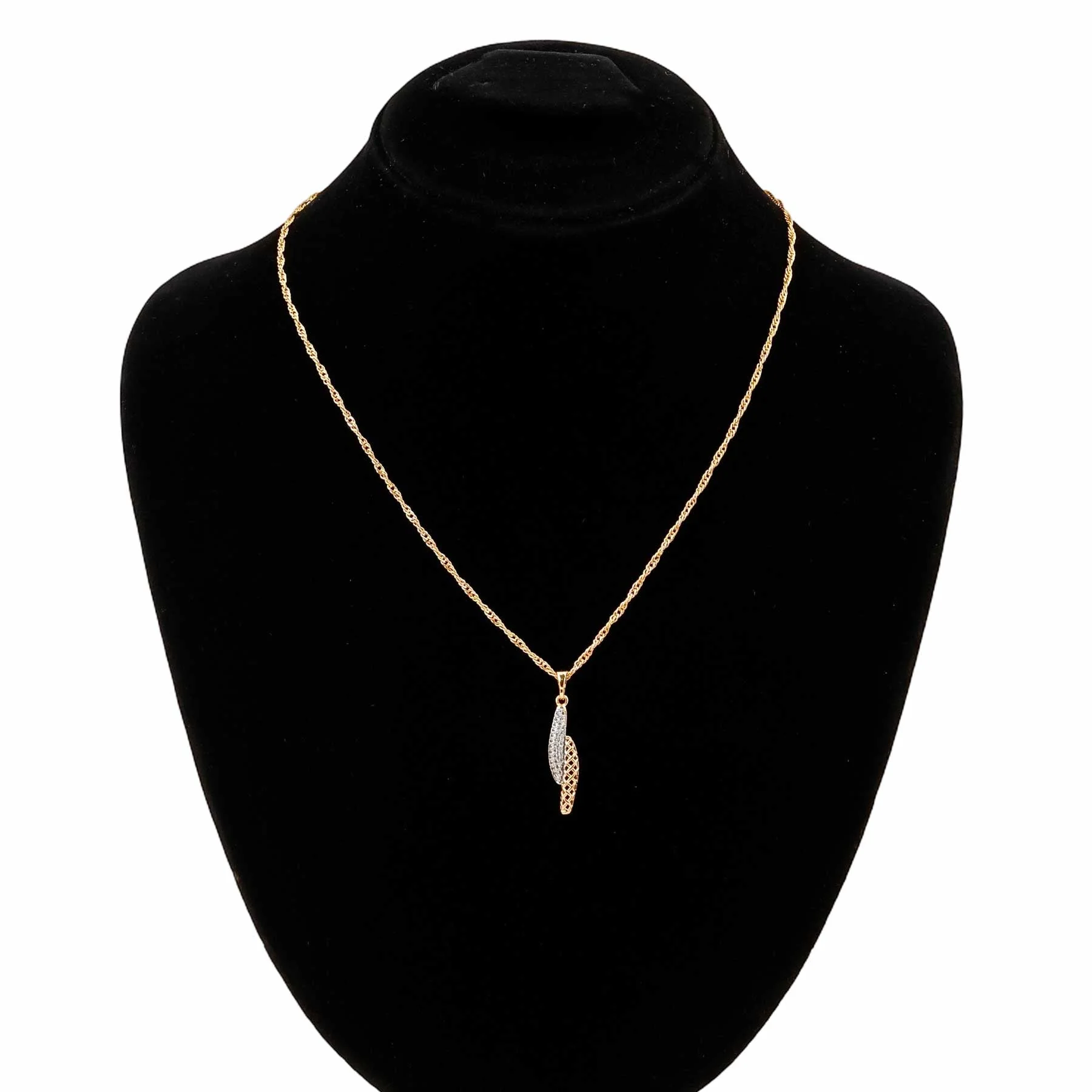 Two Tone Pendant J42887 - Image 2