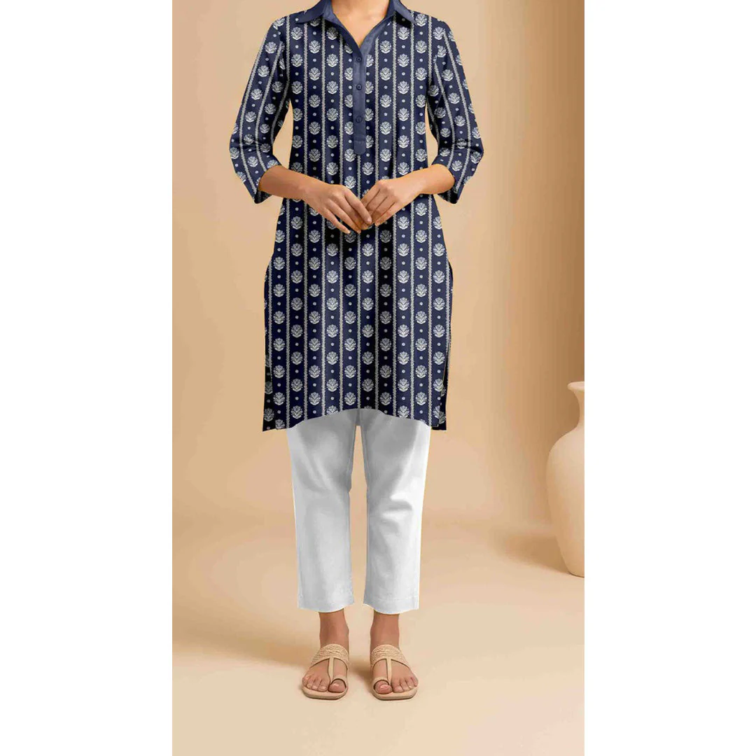 Unstitched Printed Shirt US5454 - Image 2