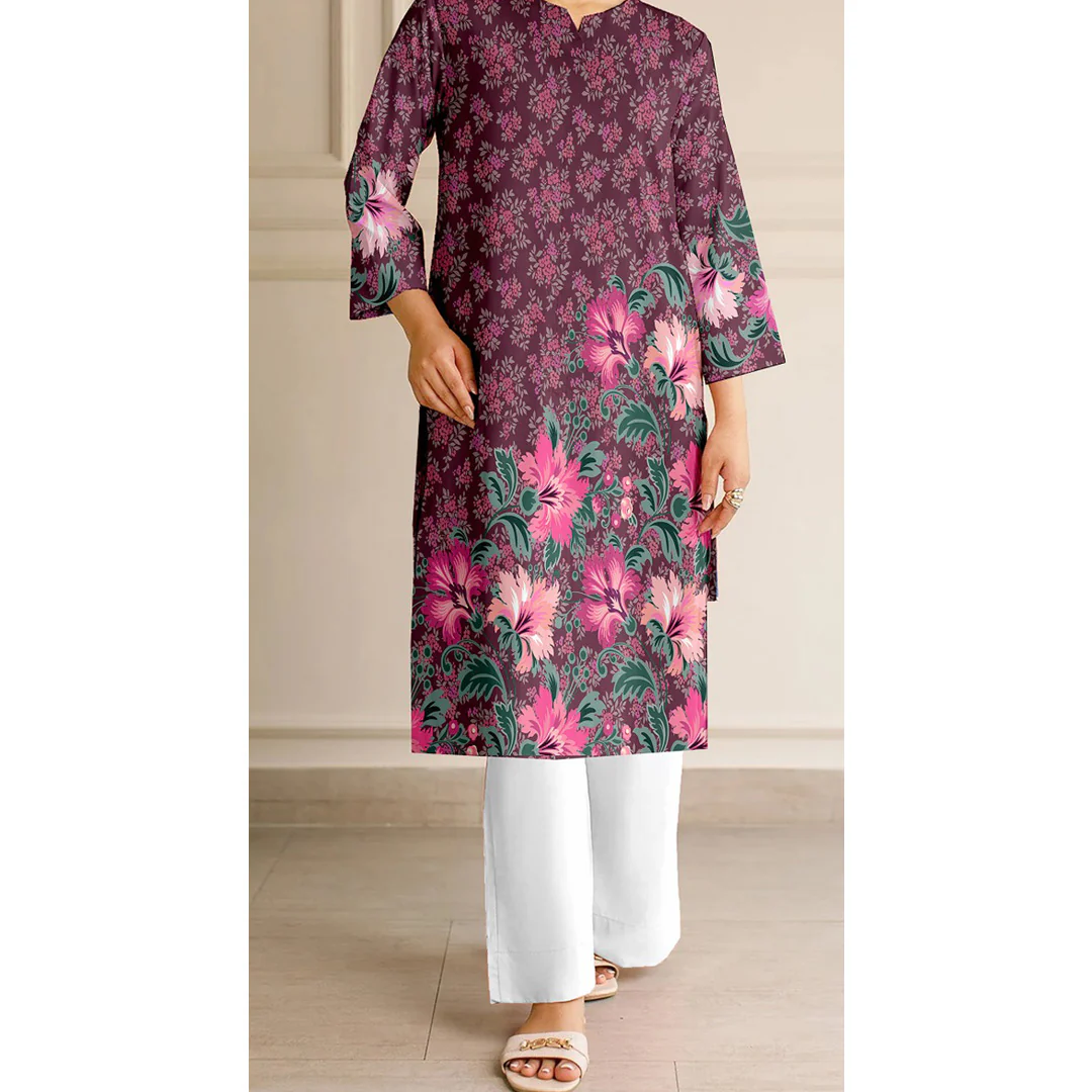 Unstitched Printed Shirt UW5066 - Image 2