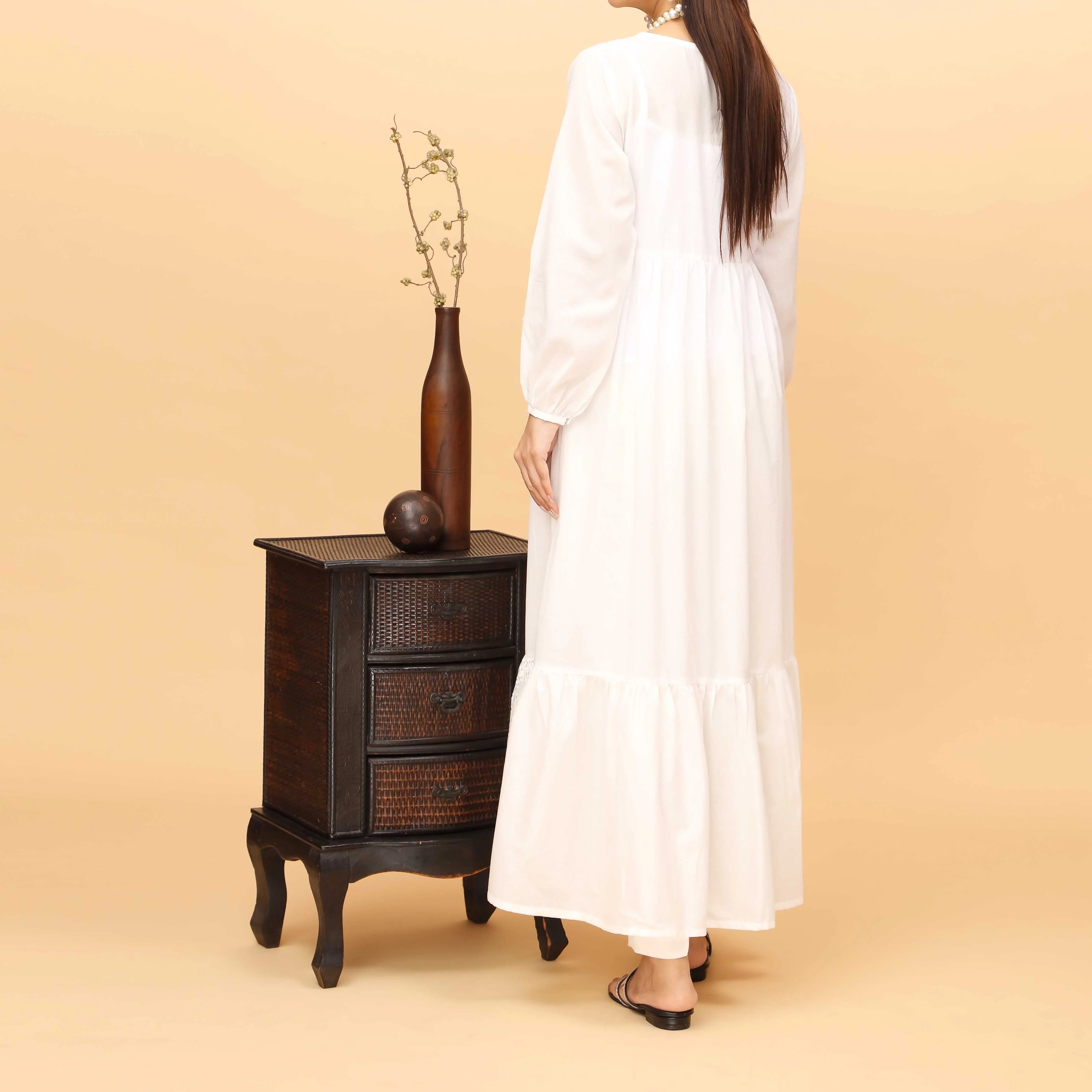 1PC Cambric Long Shirt PS4044 - Image 3