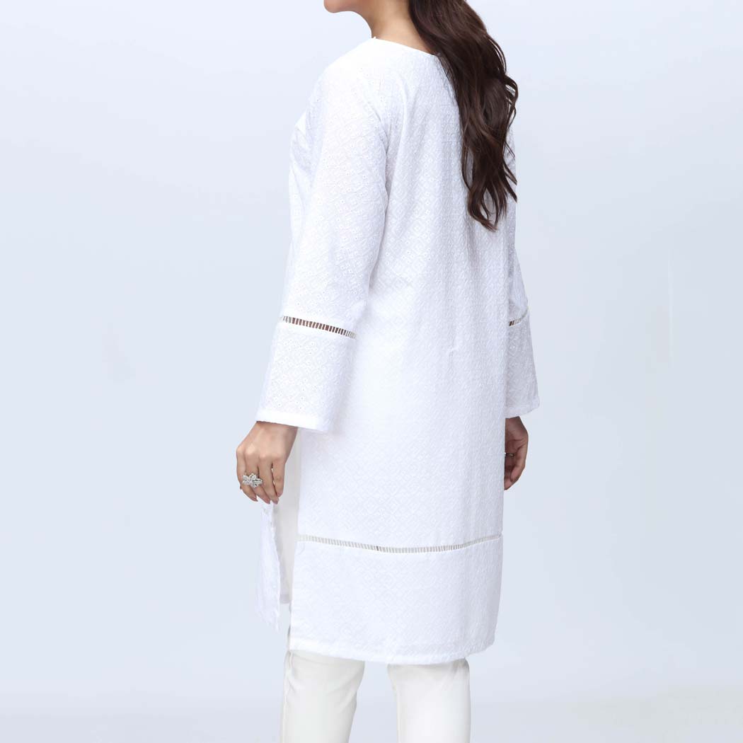 1PC-Embroidered ChikanKari Shirt PS4170 - Image 3