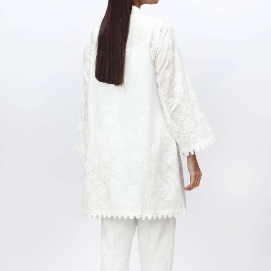 1PC- Puff Printed Cambric Shirt PS4001 - Image 3