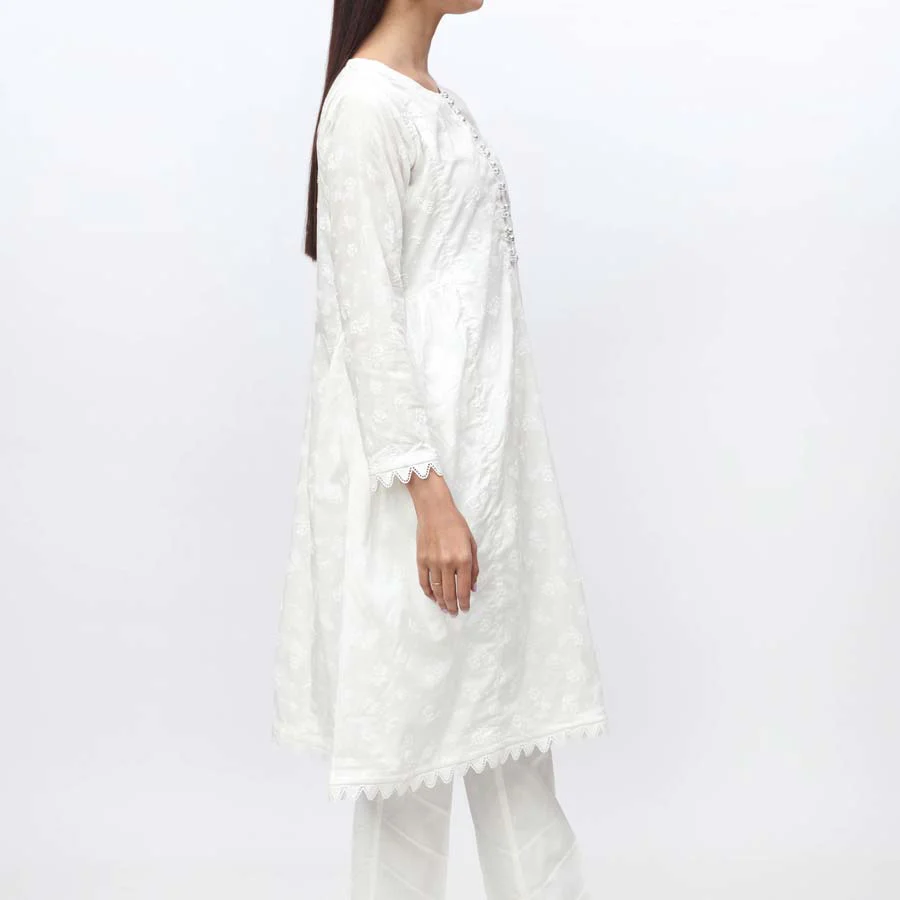 1PC- Puff Printed Cambric Shirt PS4009 - Image 2