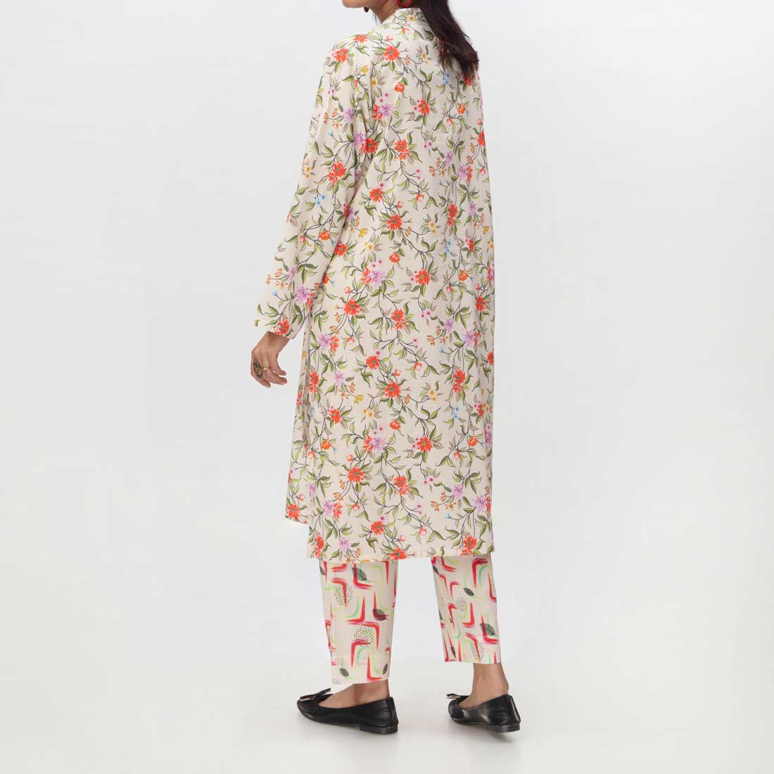 2PC- Digital Printed Cambric Suit PS4244 - Image 3