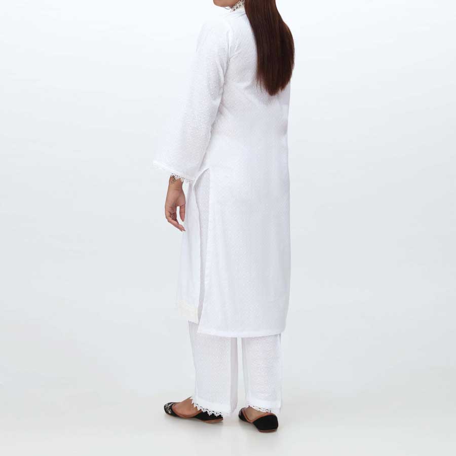 2PC- Embroidered Chikankari Suit PS4075 - Image 3