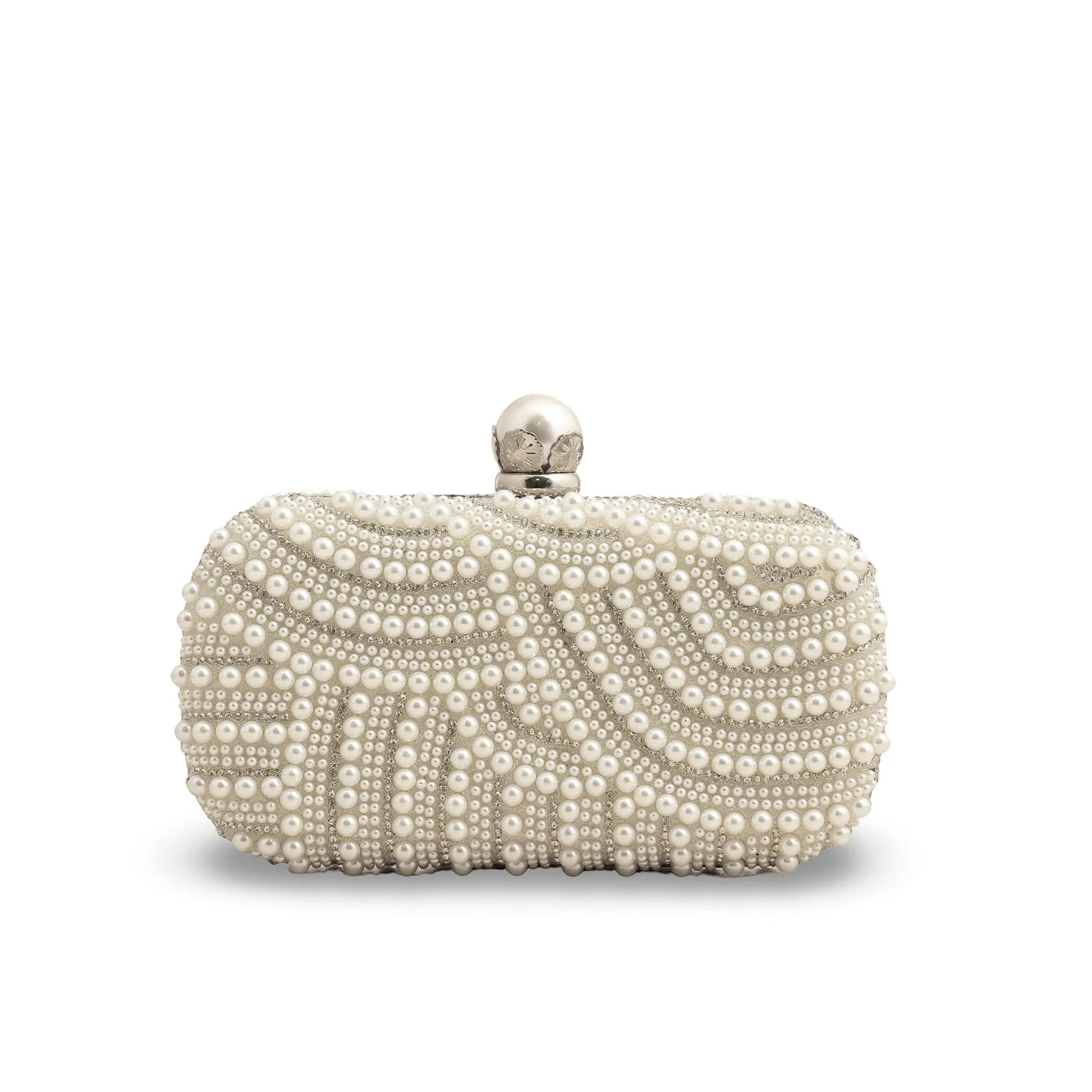 White Bridal Clutch P24279