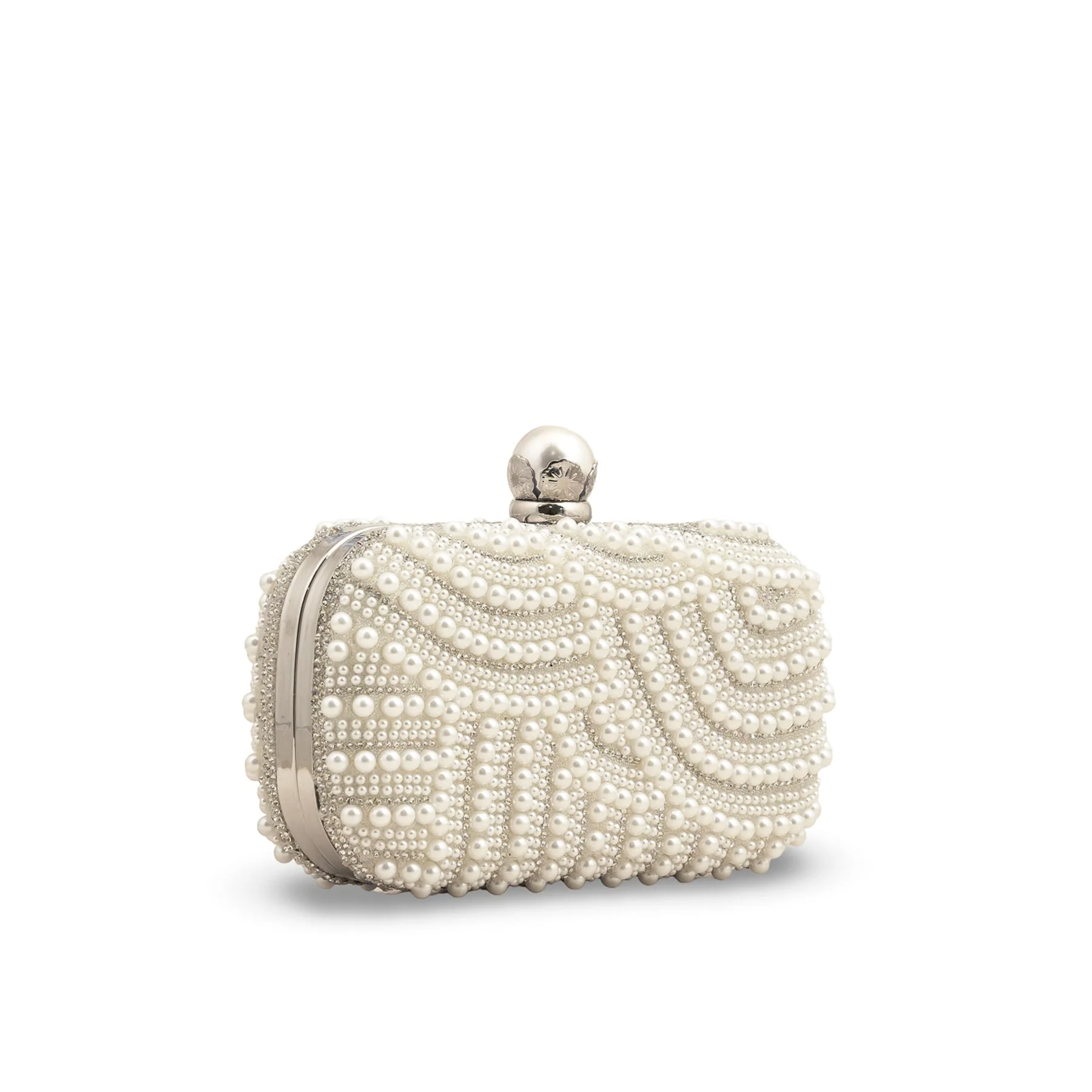 White Bridal Clutch P24279 - Image 2