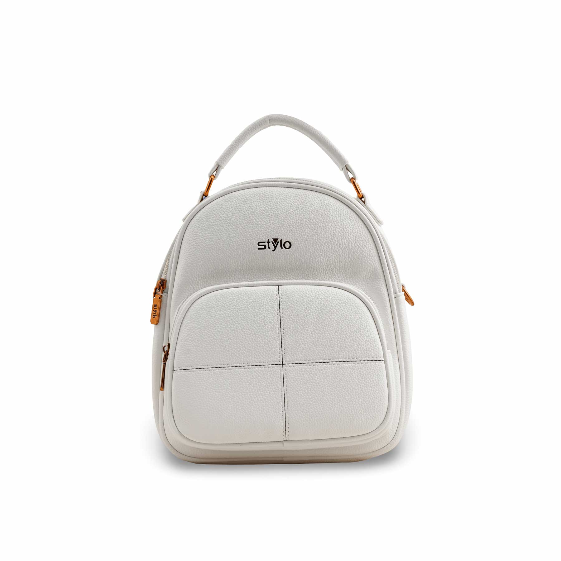 White Casual Backpack P36389