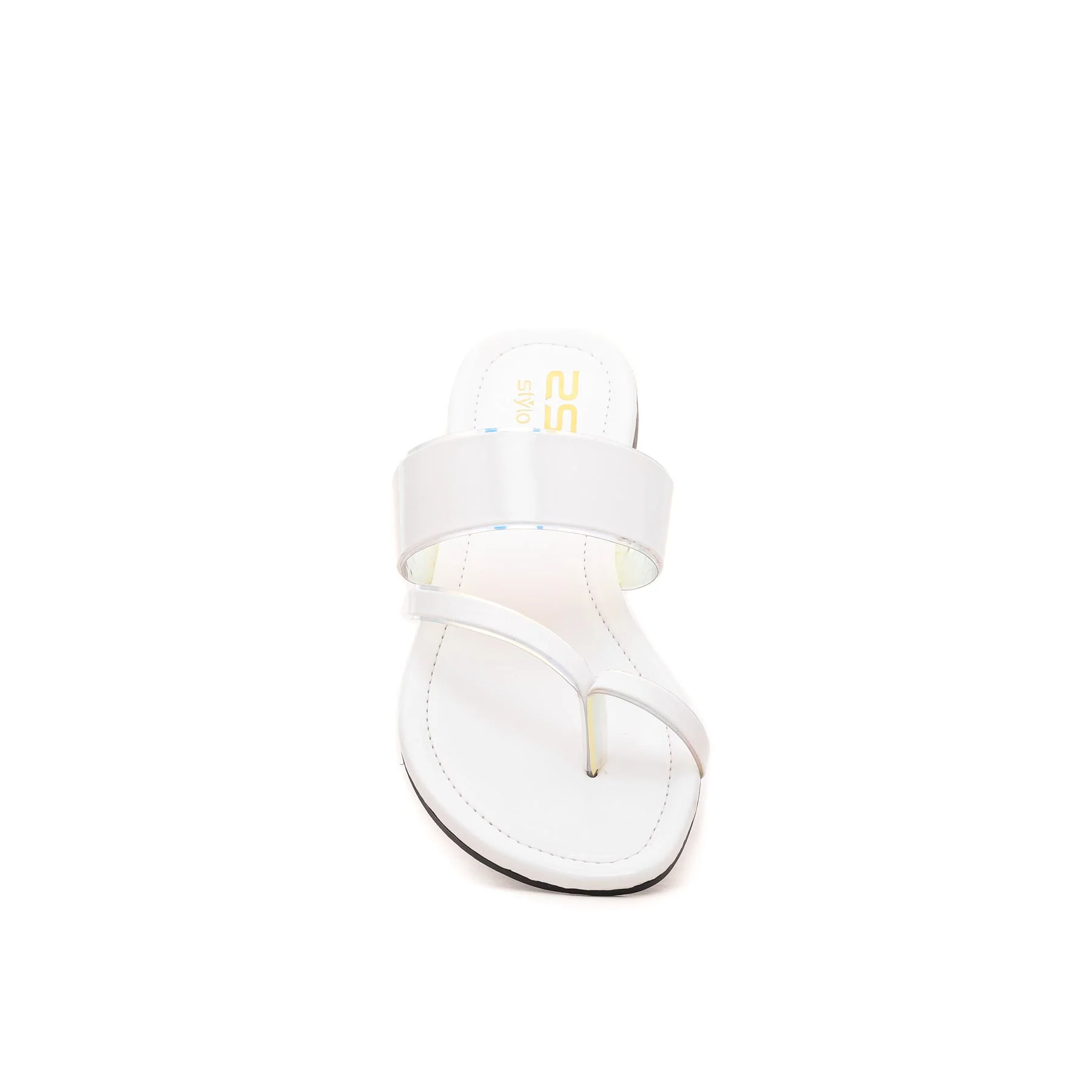 White Casual Chappal CL1505 - Image 3