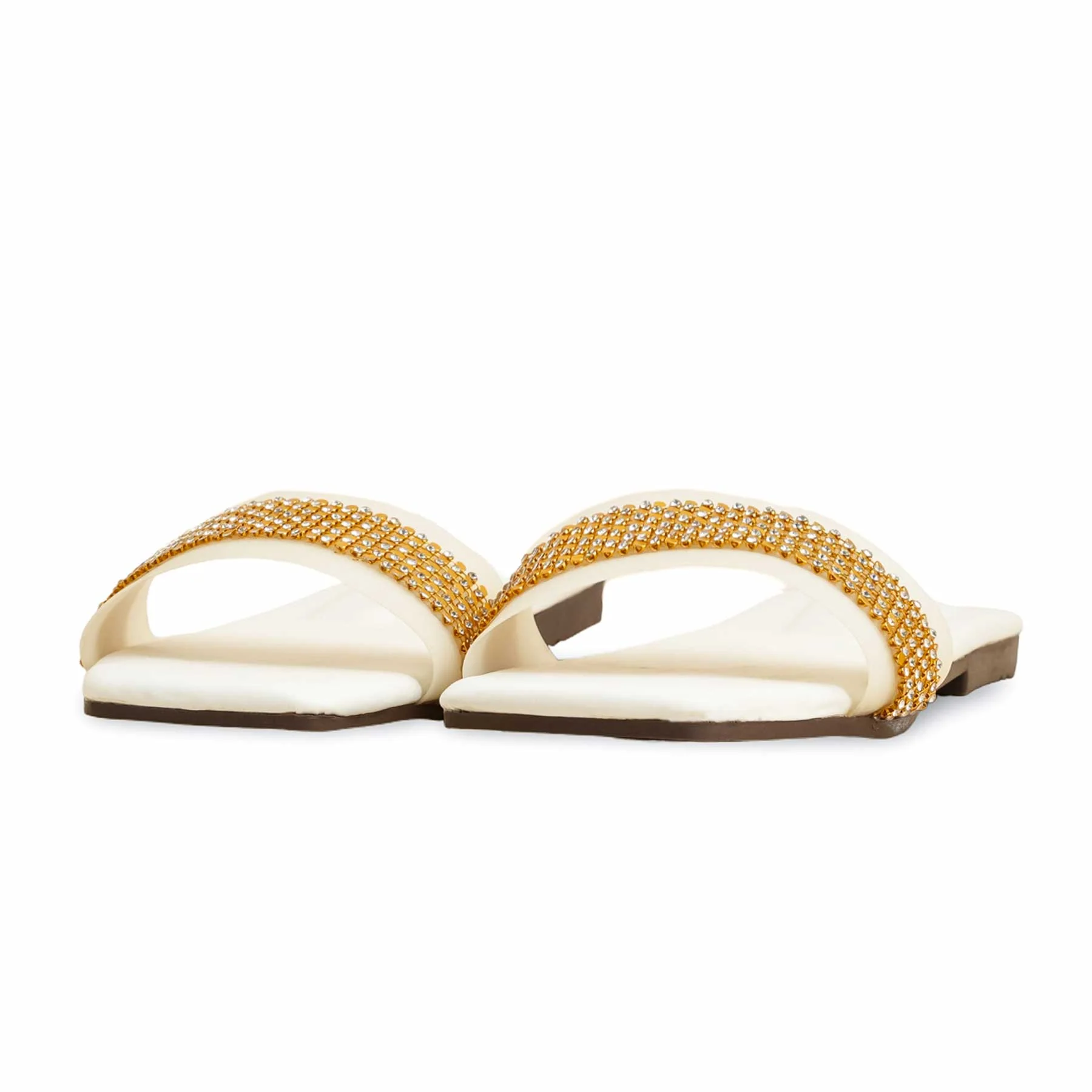 White Casual Slipper CL2056 - Image 3