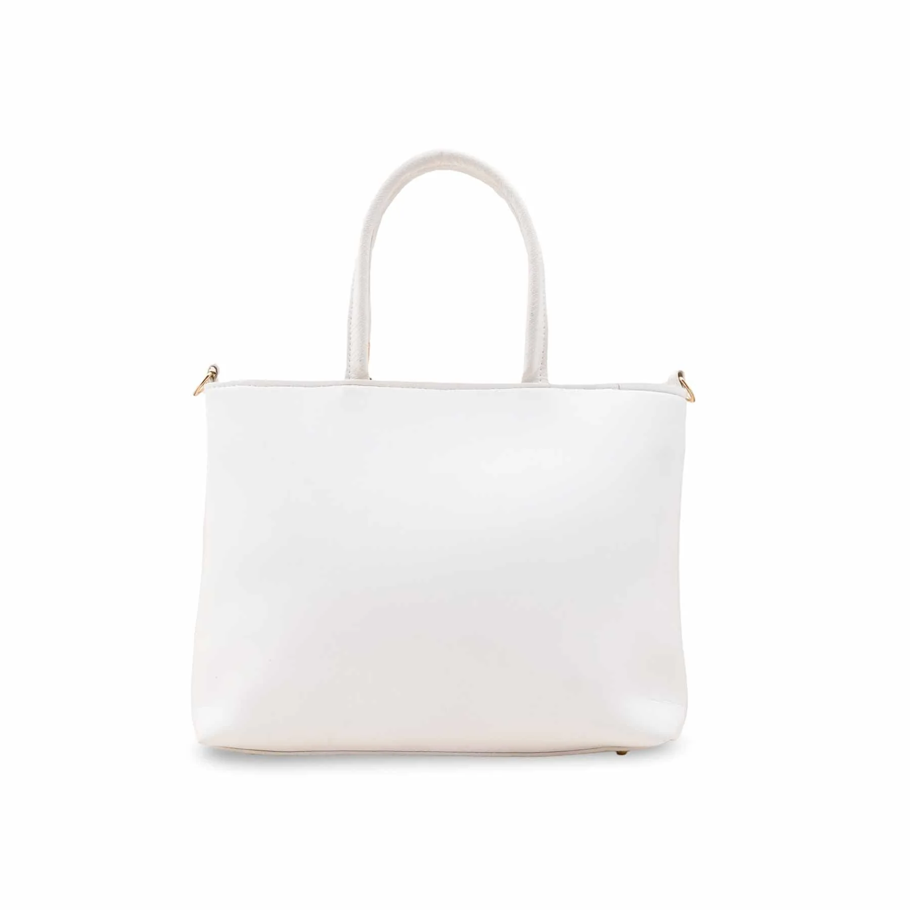 White Casual Hand Bag For Ladies P56247 - Image 4