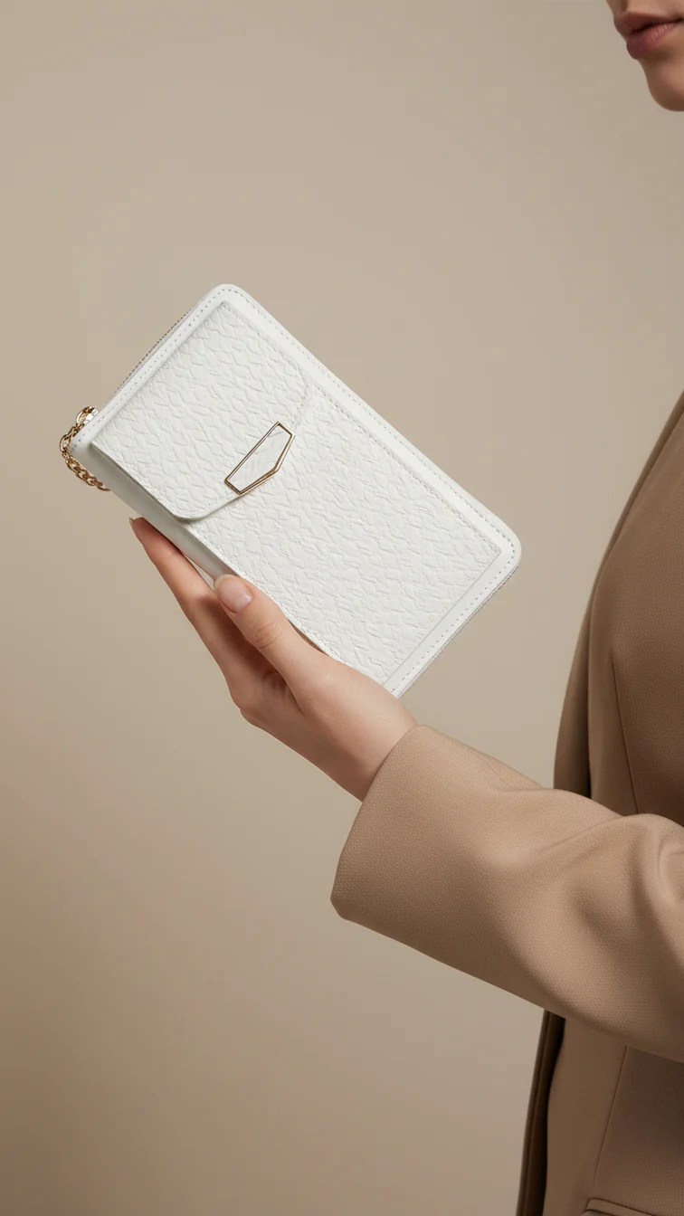 White Casual Pouch P97632