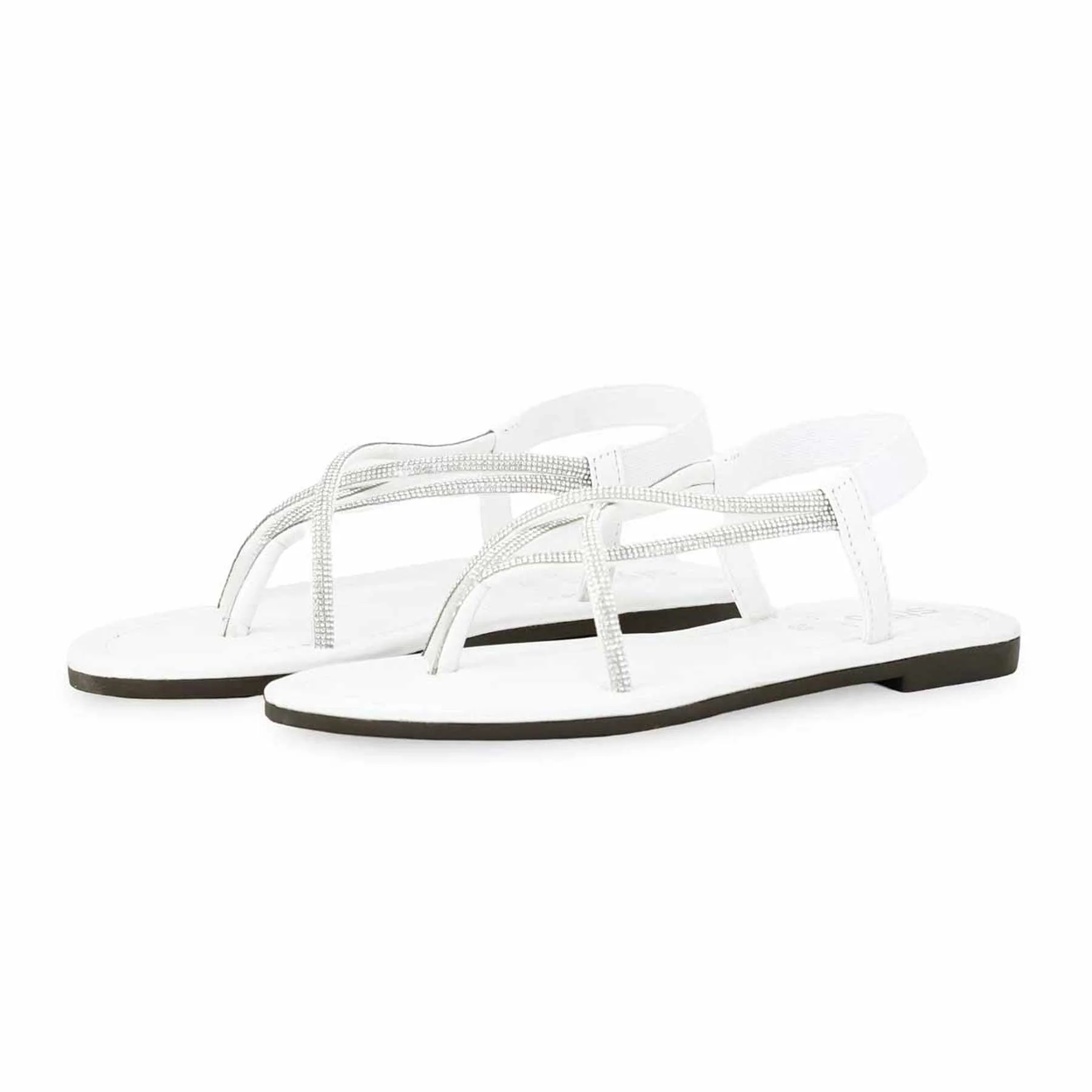White Casual Sandal CL1947 - Image 3