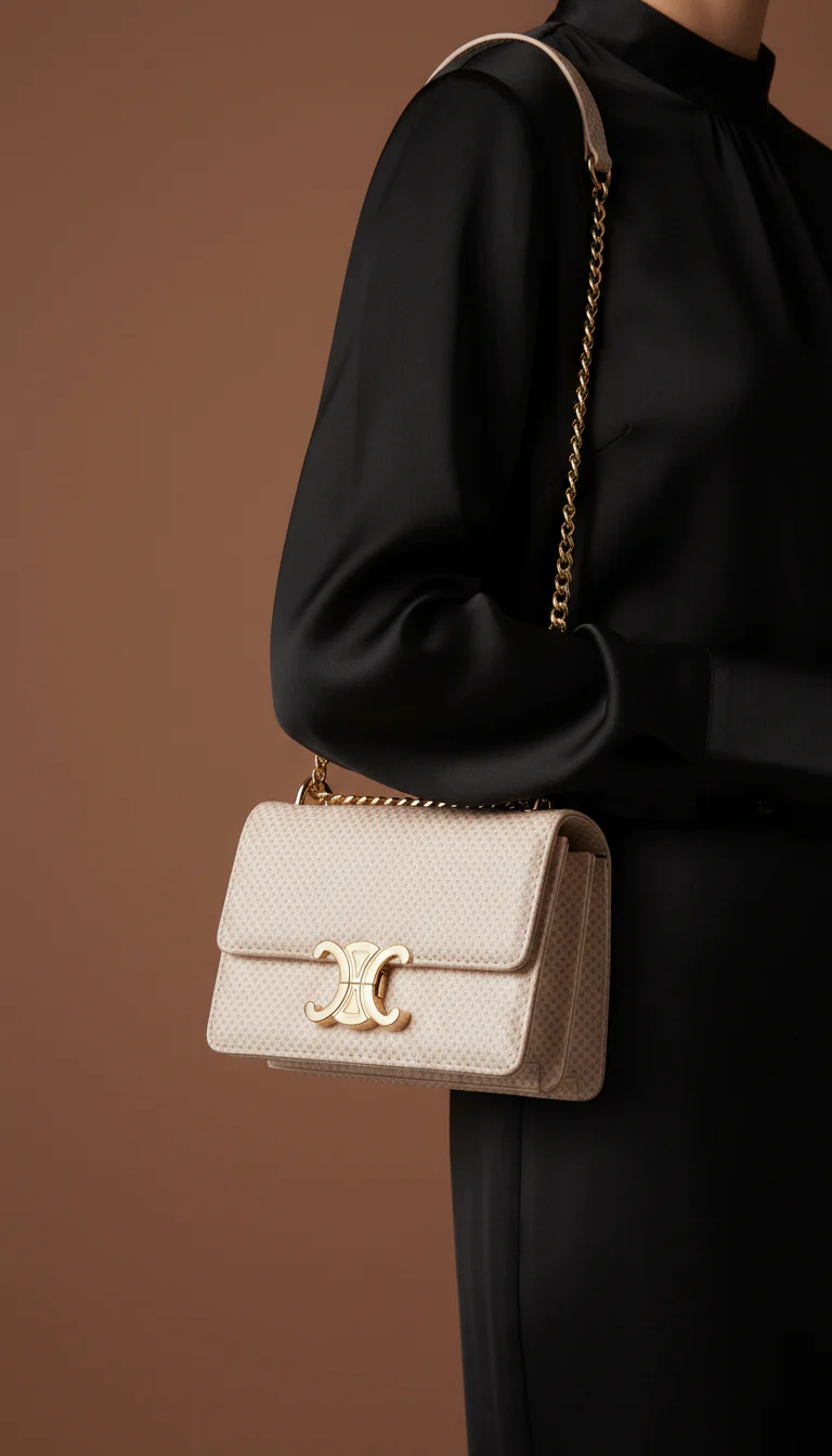 White Casual Shoulder Bag For Ladies P55743