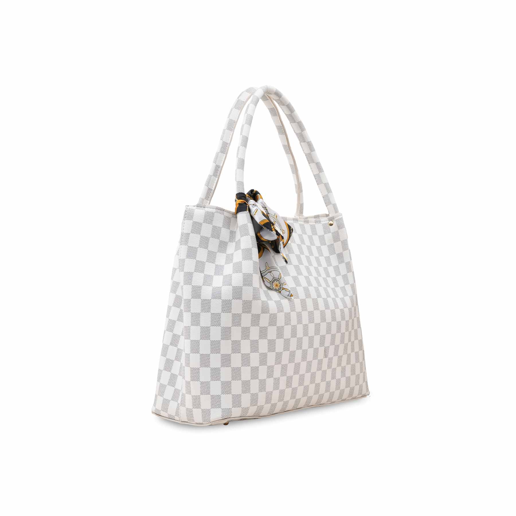 White Casual Shoulder Bag For Women P56303 - Image 3