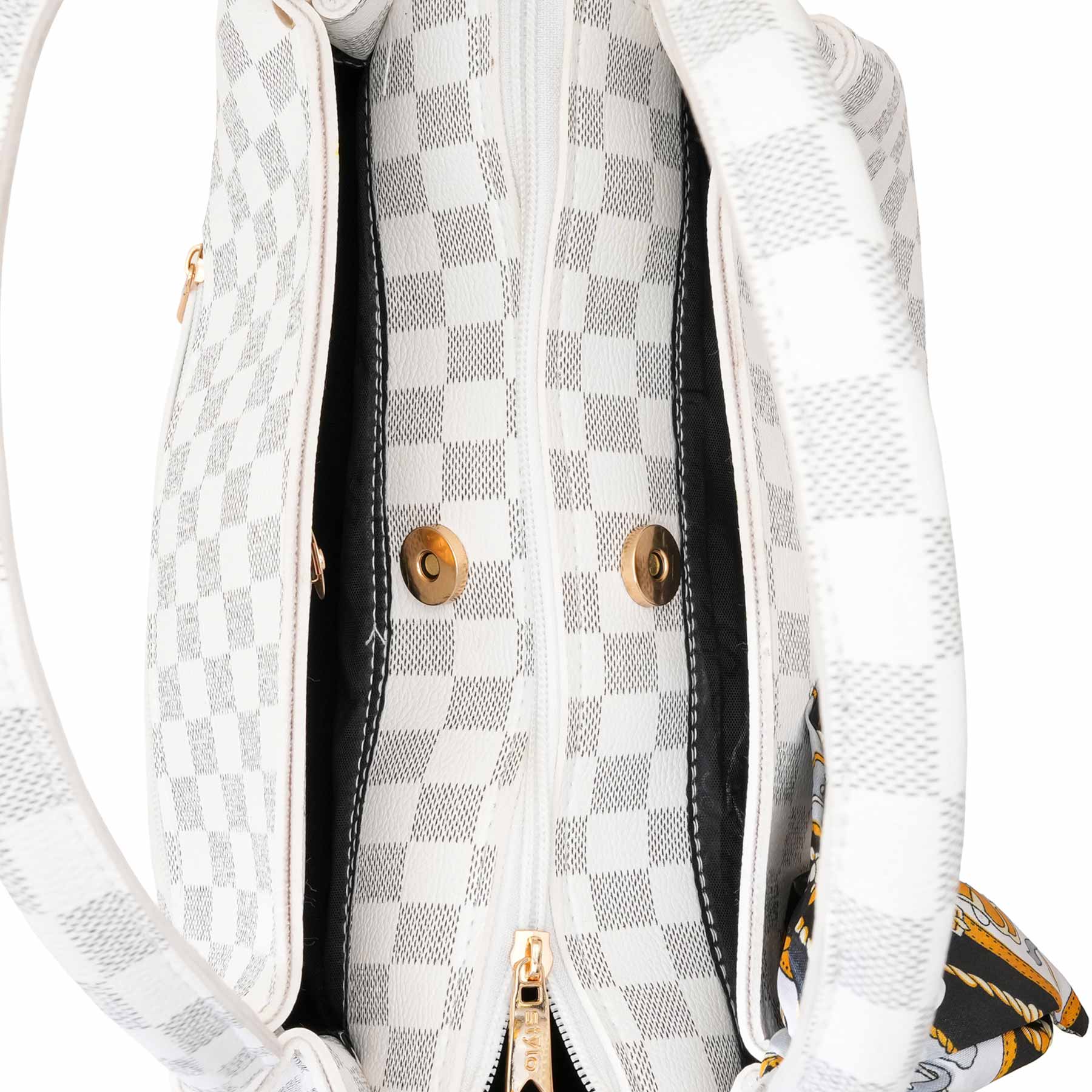 White Casual Shoulder Bag For Women P56303 - Image 5