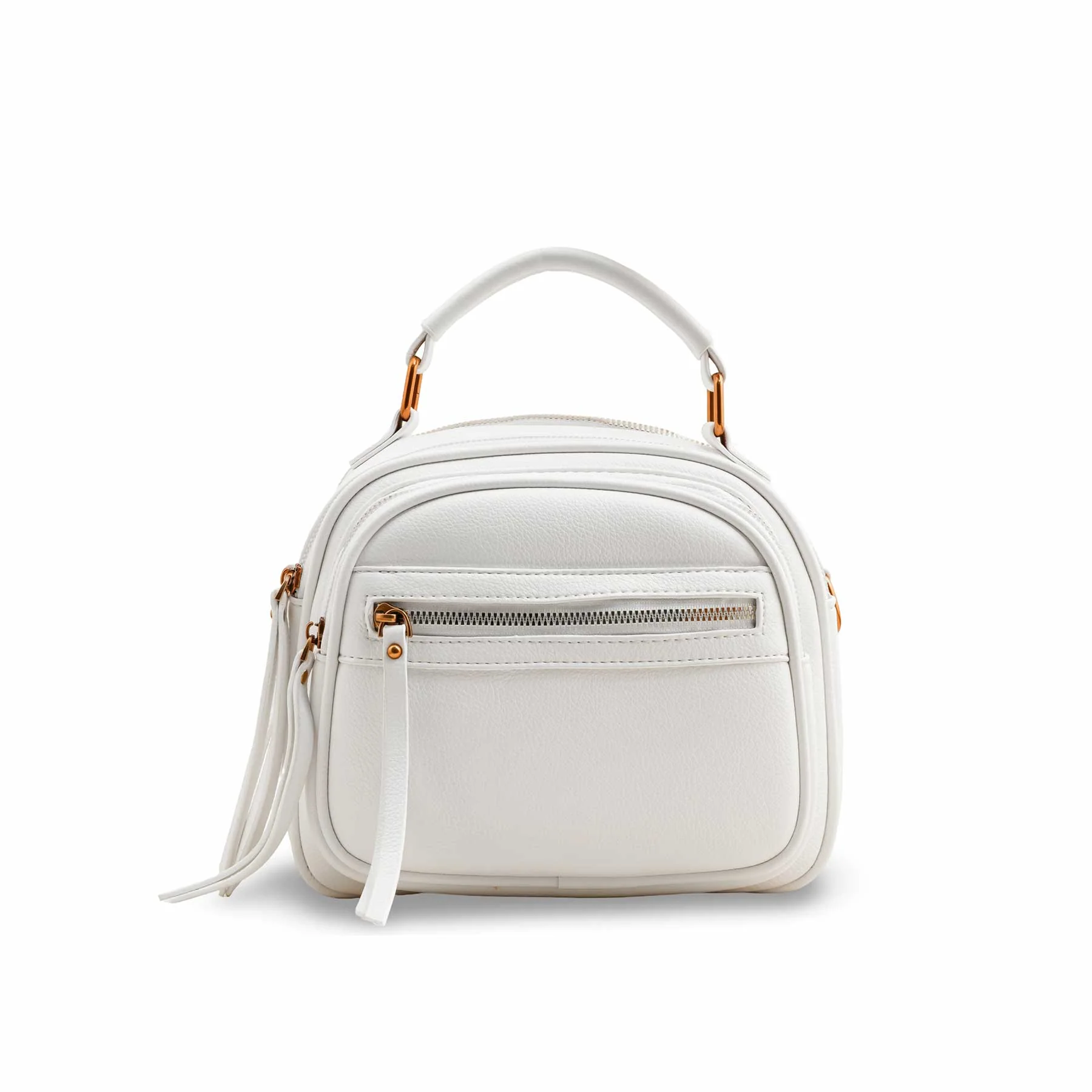 White Casual Shoulder Bag P36391 - Image 4