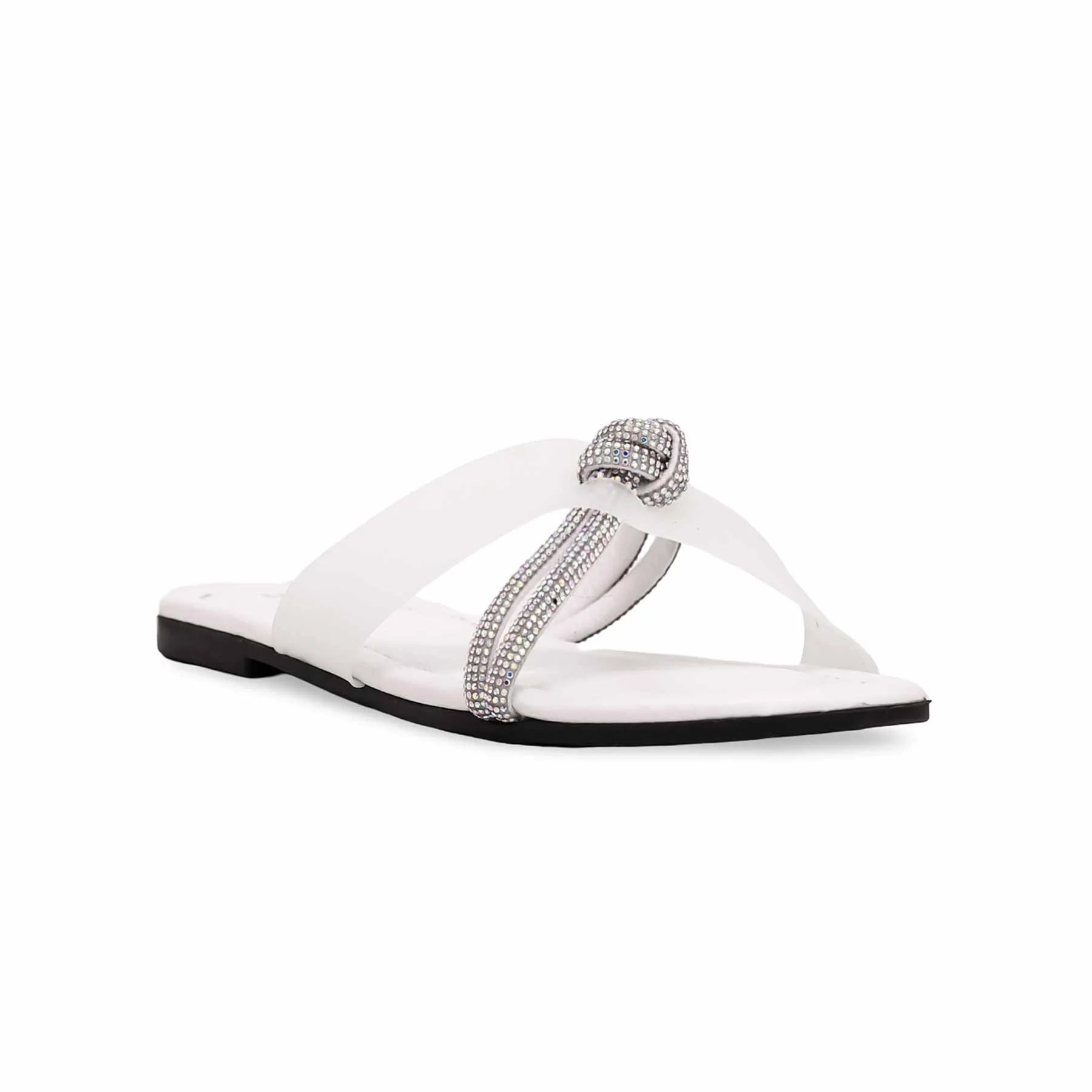 White Casual Slipper CL1782 - Image 3