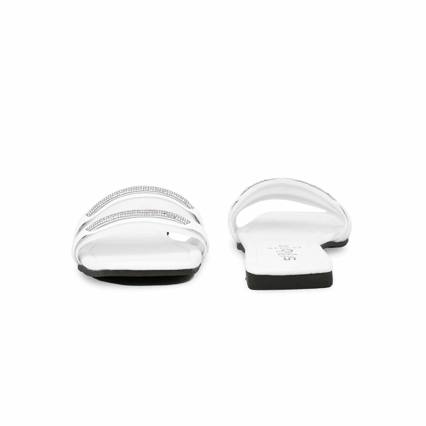 White Casual Slipper CL2035 - Image 3