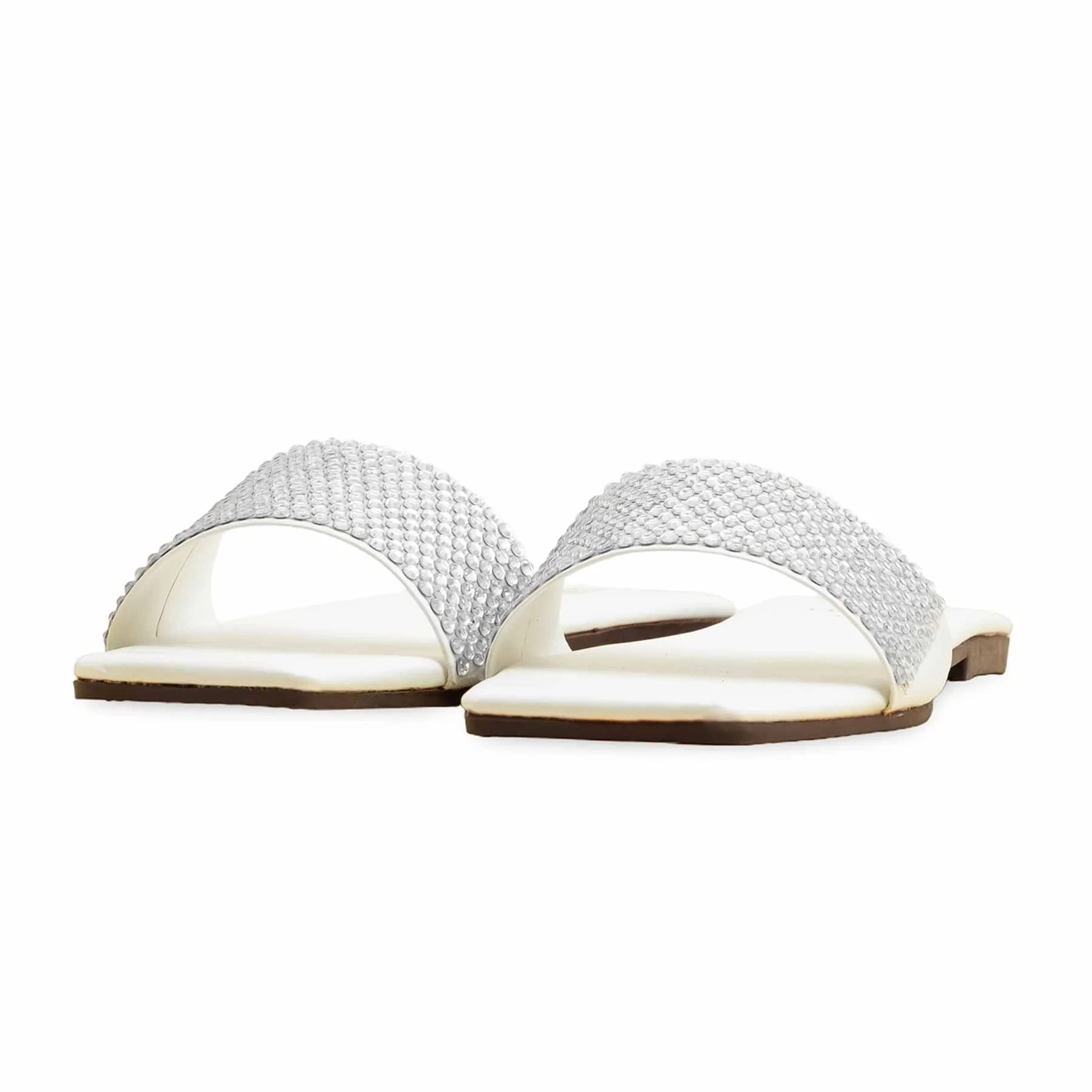 White Casual Slipper CL2096 - Image 3