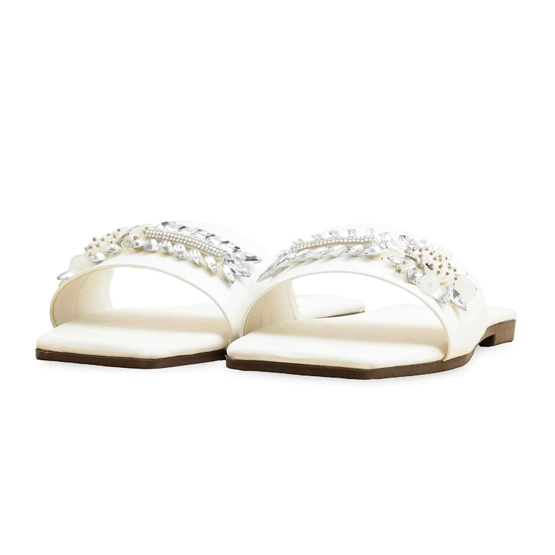 White Casual Slipper CL2112 - Image 3