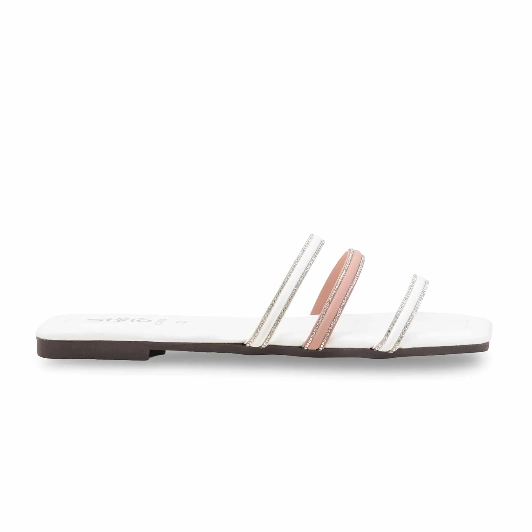 White Casual Slipper CL2288 - Image 2