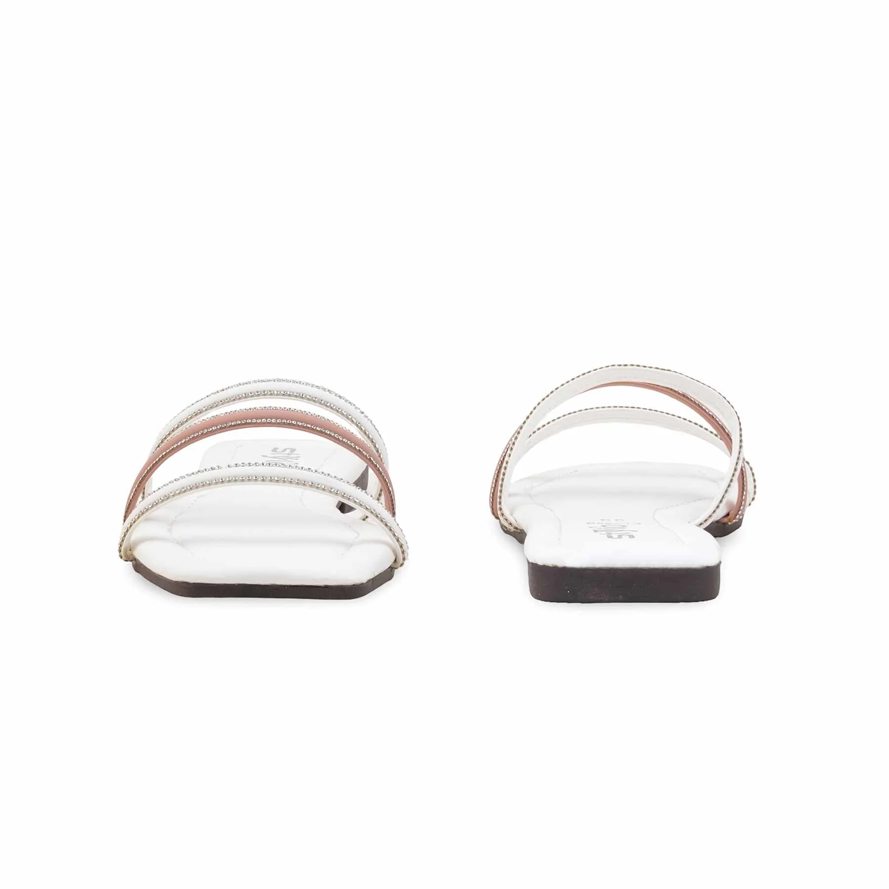 White Casual Slipper CL2288 - Image 4