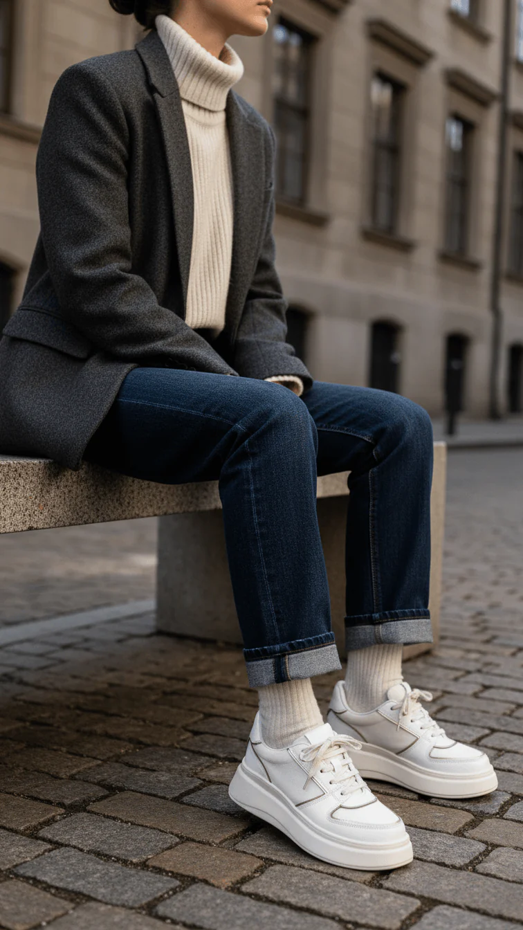 White Casual Sneaker AT7367