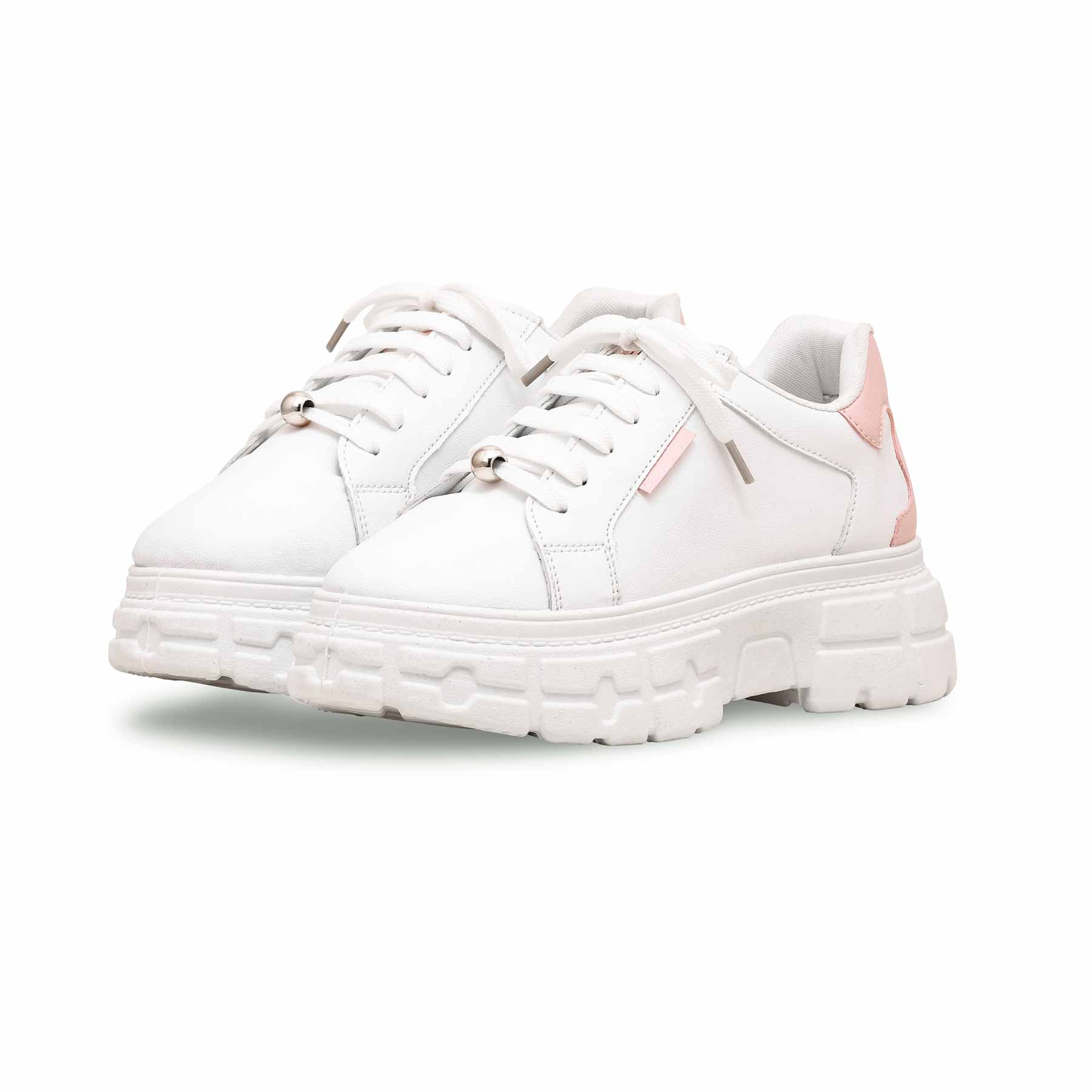 White Casual Sneaker AT7375 - Image 3