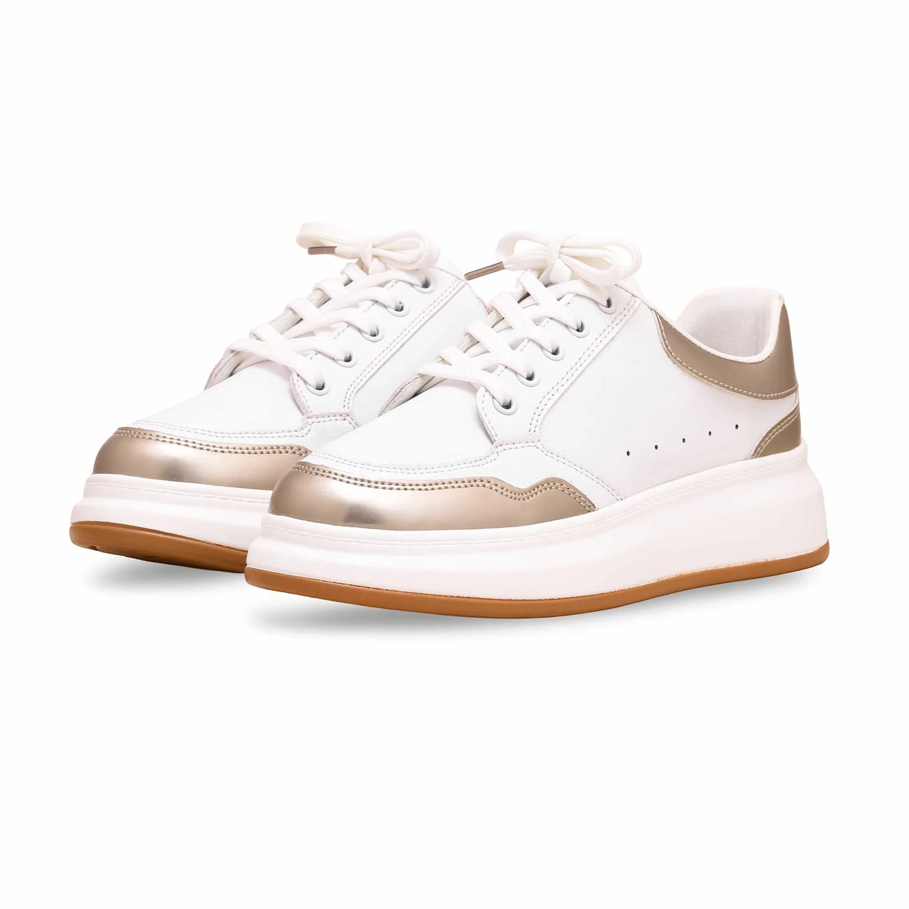 White Casual Sneaker AT7429 - Image 3