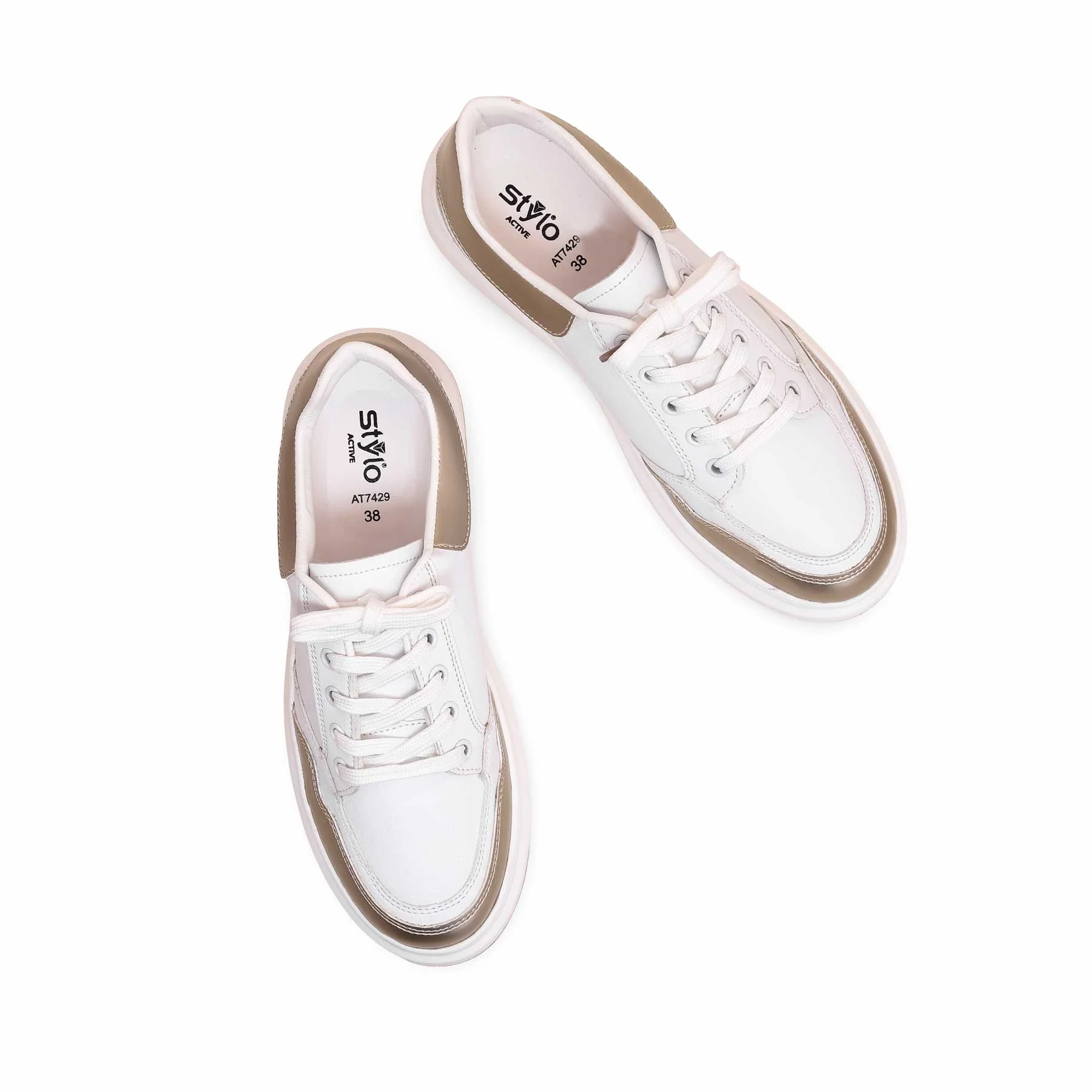 White Casual Sneaker AT7429 - Image 5