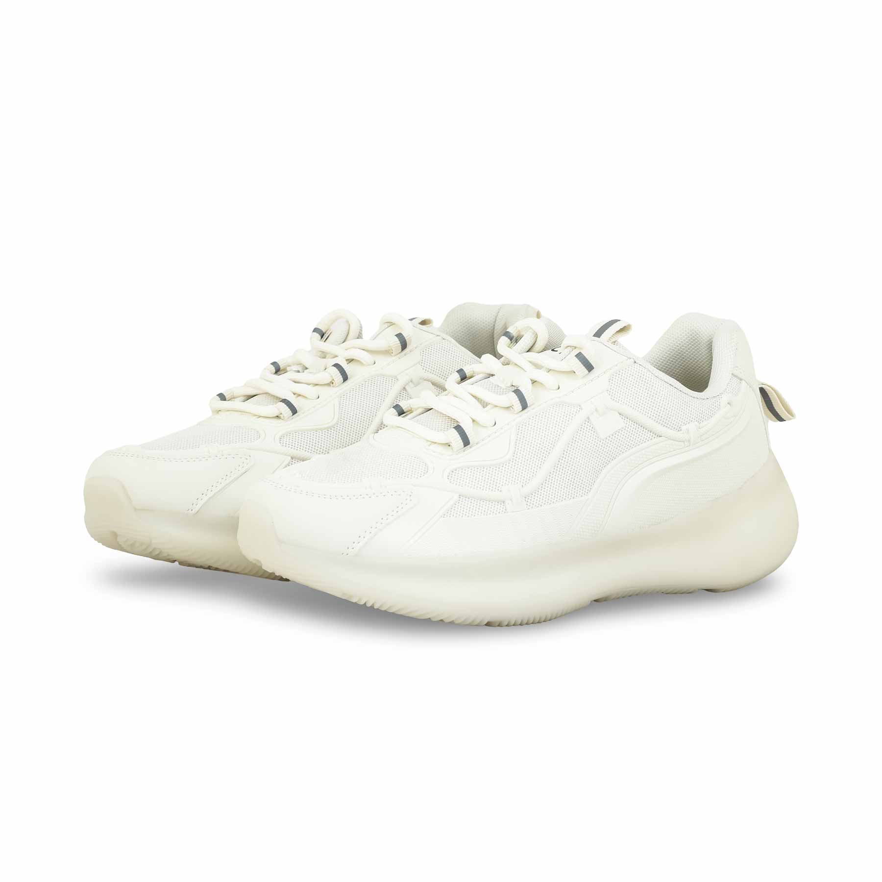White Casual Sneaker For Ladies AT7350 - Image 3