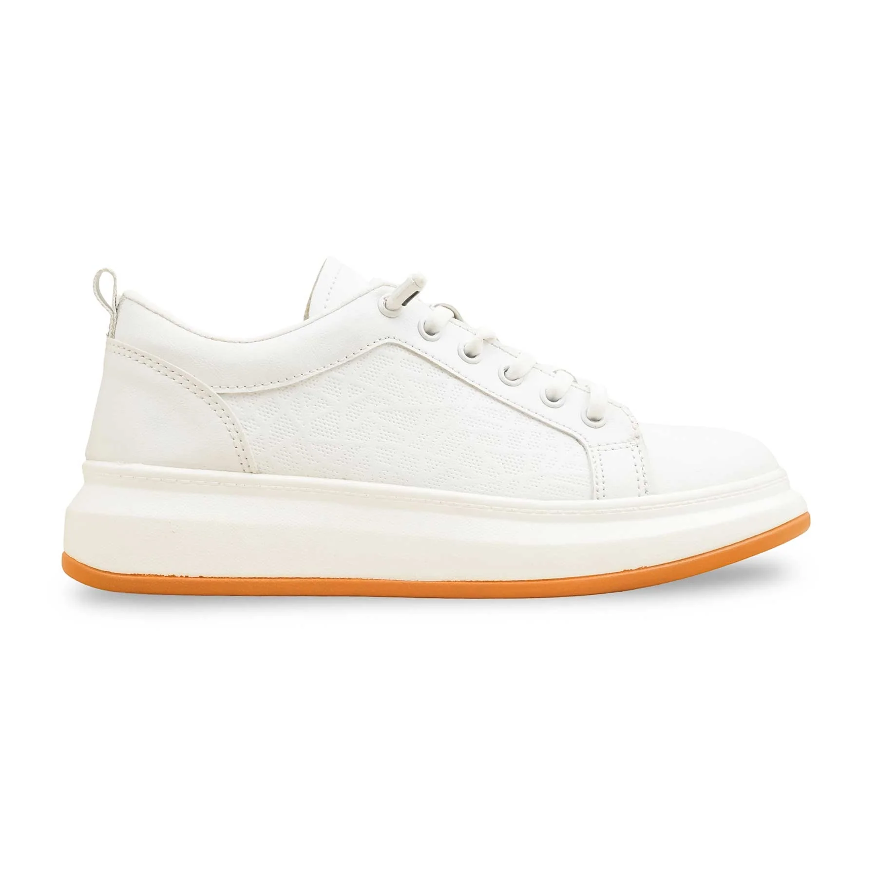 White Casual Sneaker For Women AT7444 - Image 2