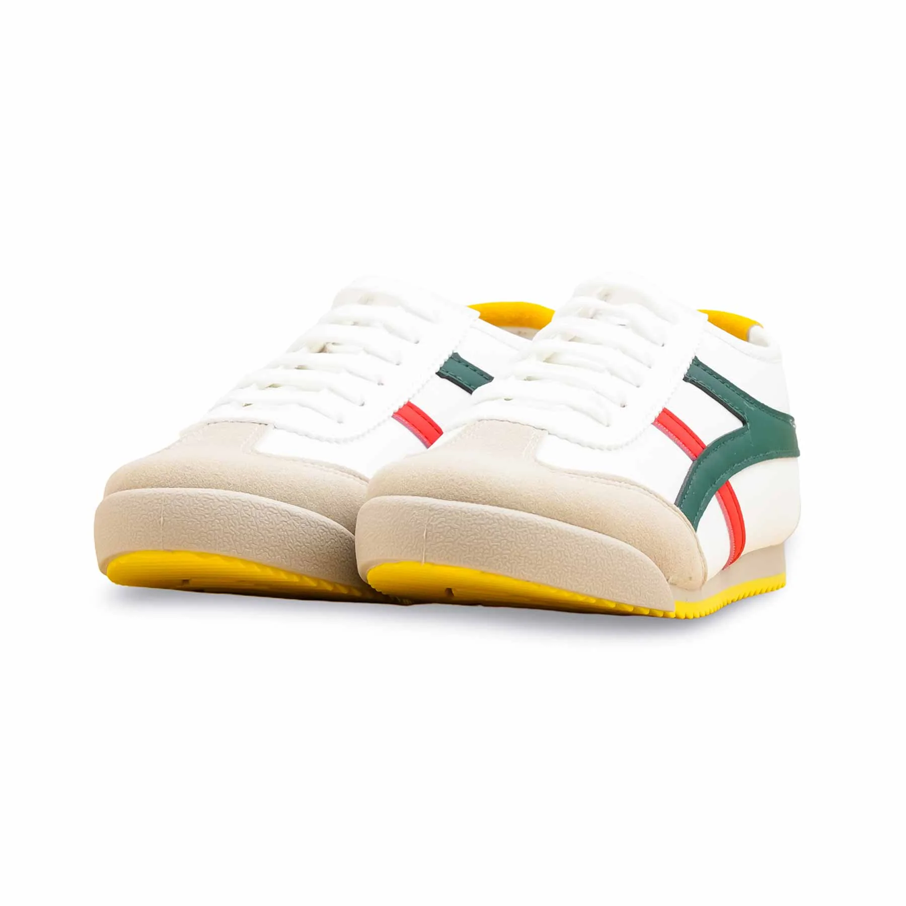White Casual Sneaker For Women AT7454 - Image 3