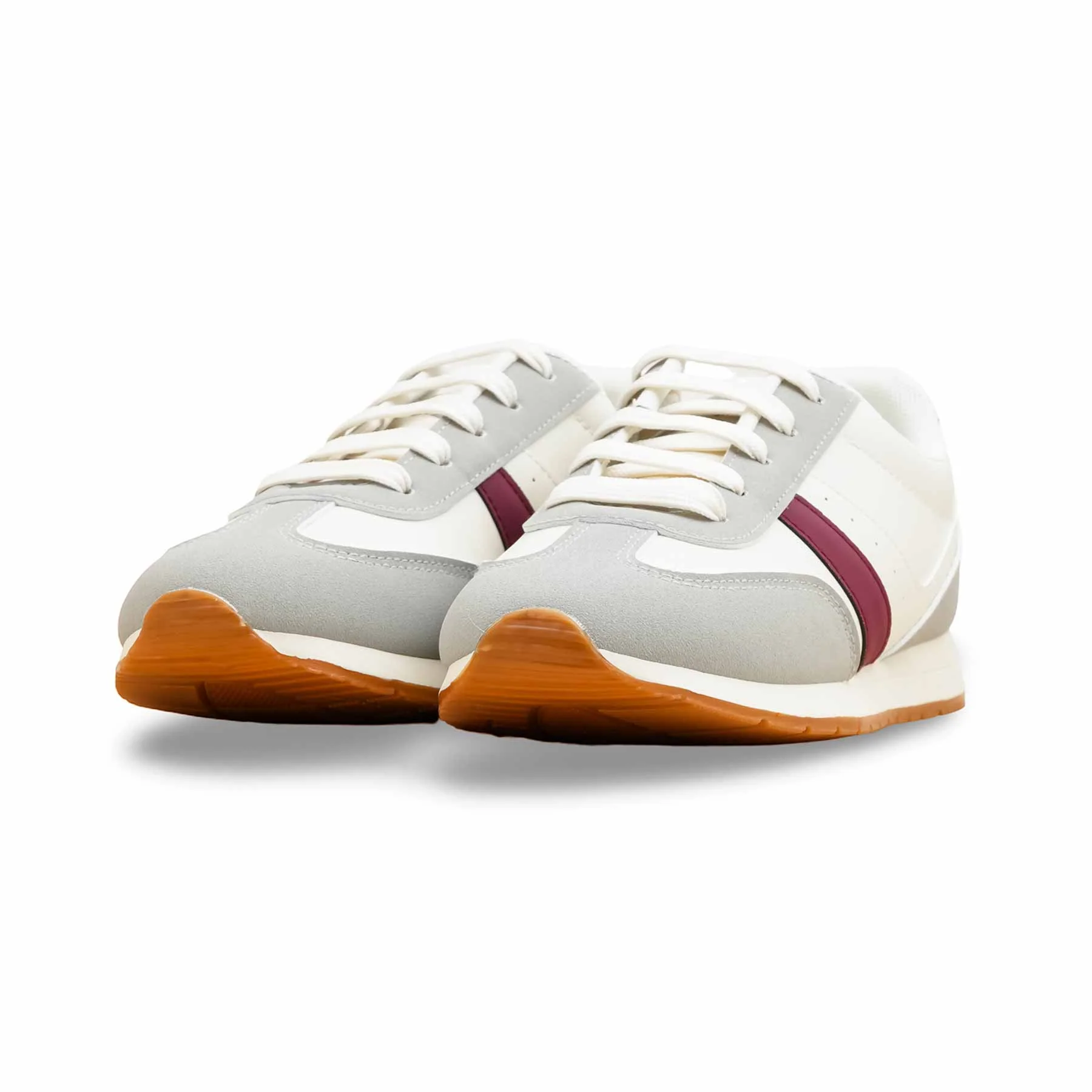 White Casual Sneaker For Women AT7457 - Image 3