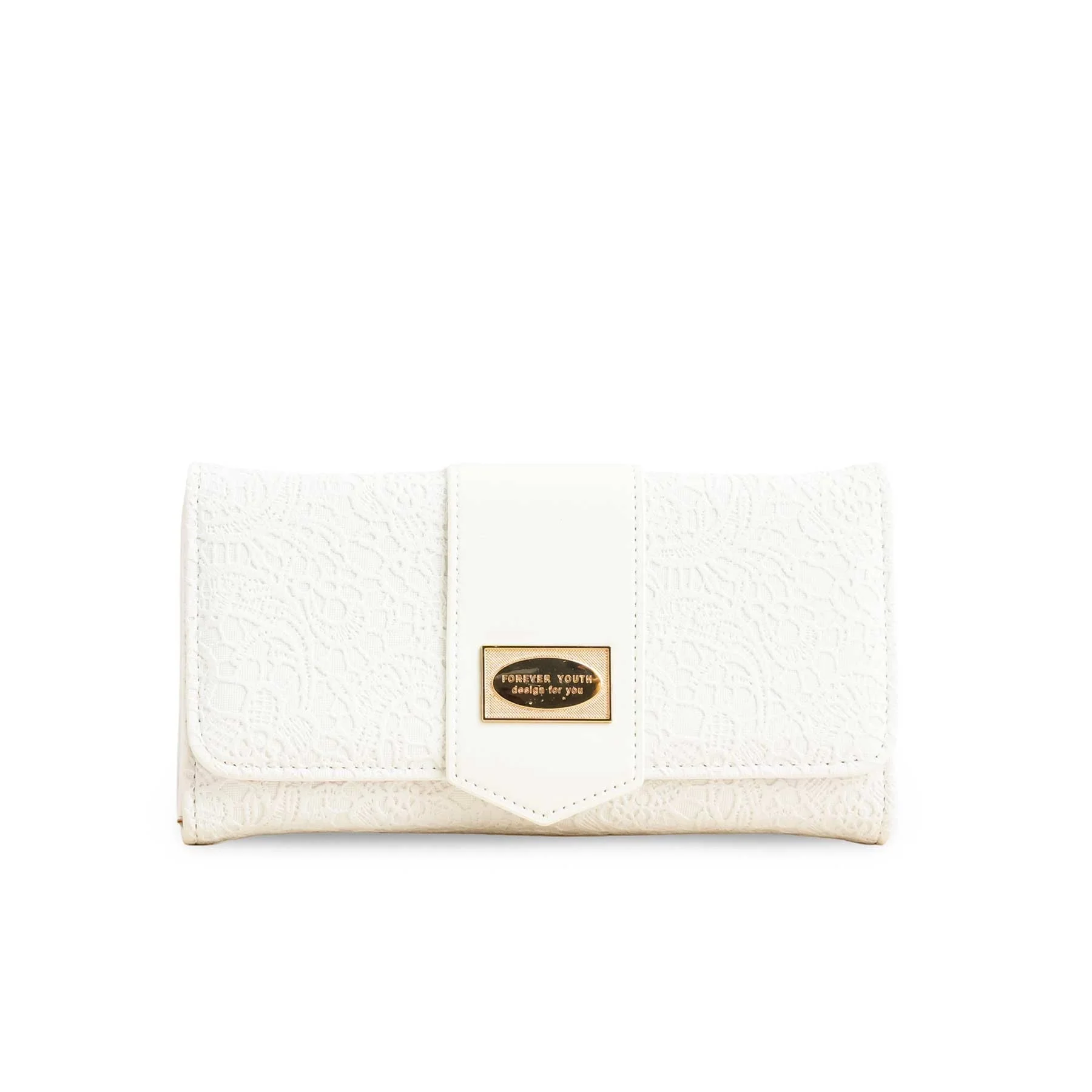White Casual Wallet For Women P70977 - Image 2