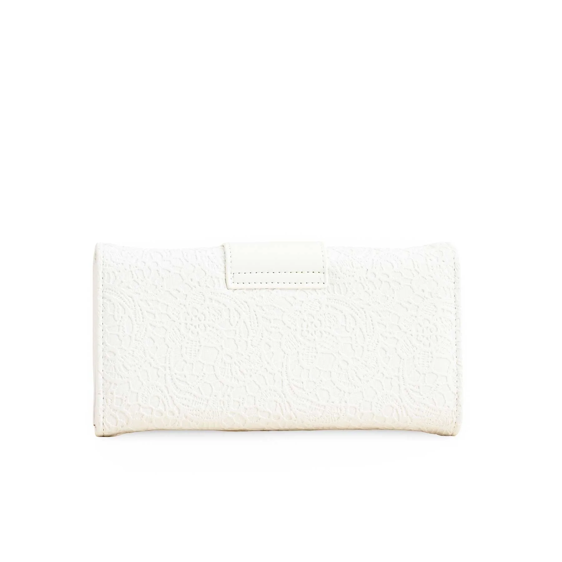 White Casual Wallet For Women P70977 - Image 4