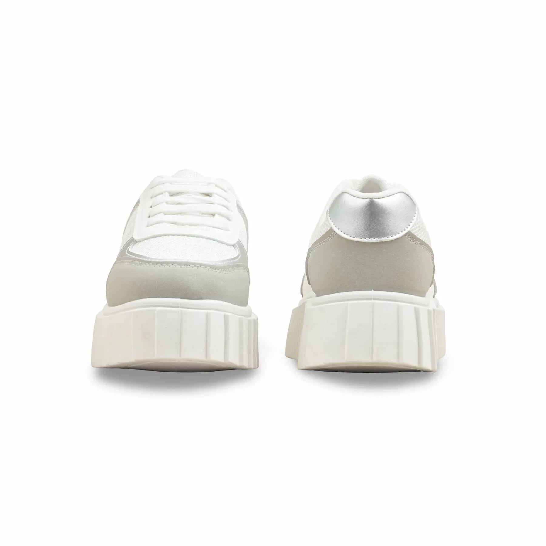 White Casual Women Sneaker AT7491 - Image 4