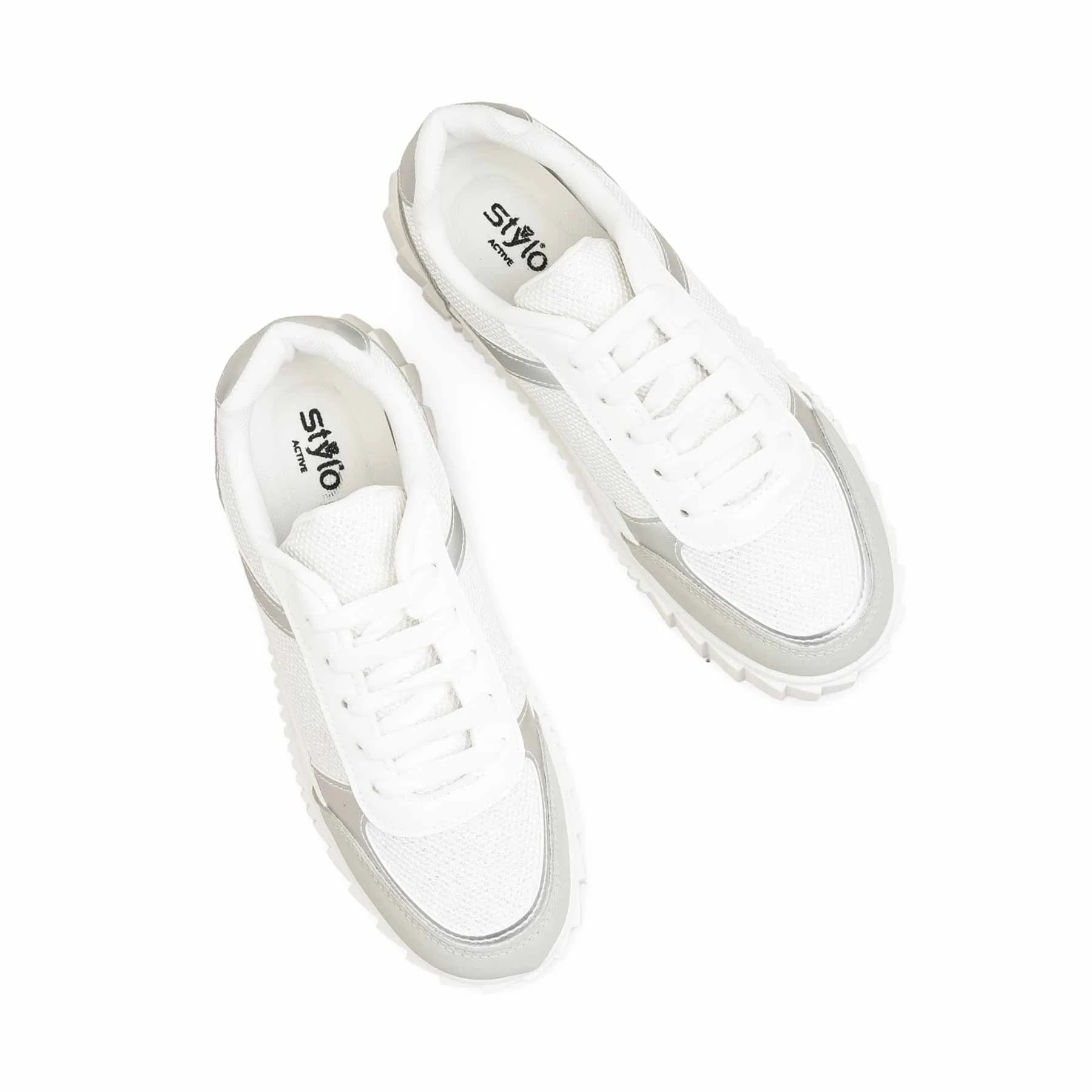White Casual Women Sneaker AT7491 - Image 5