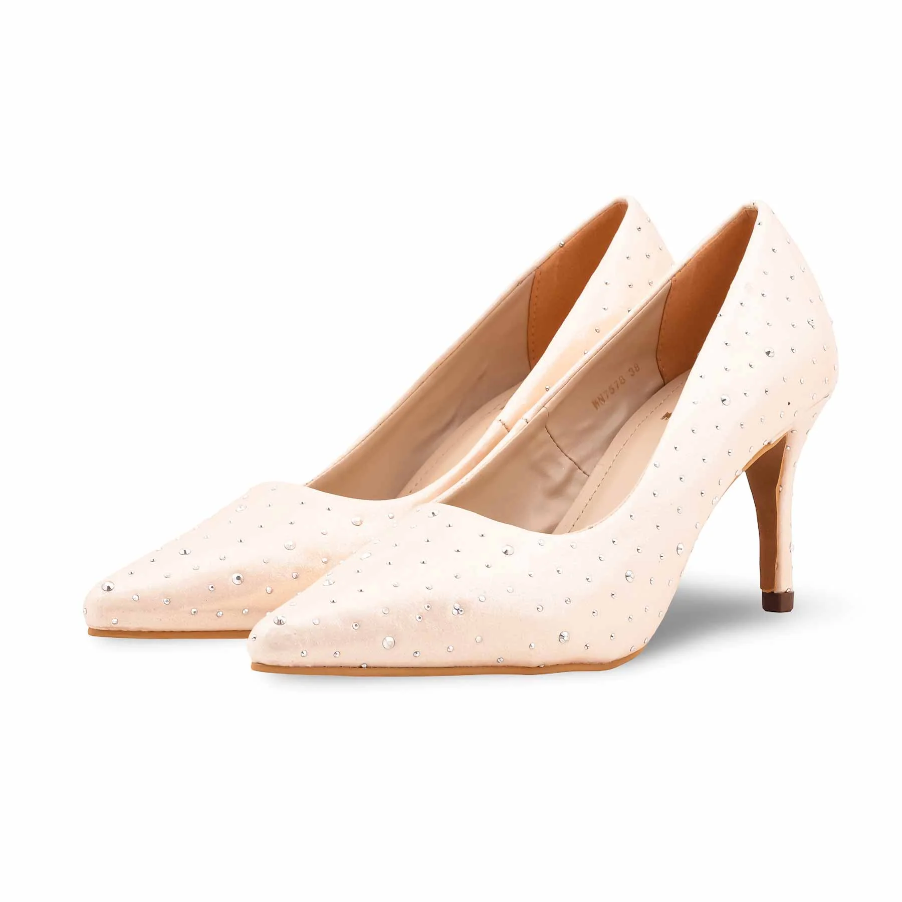White Court Shoes For Women WN7578 - Image 3