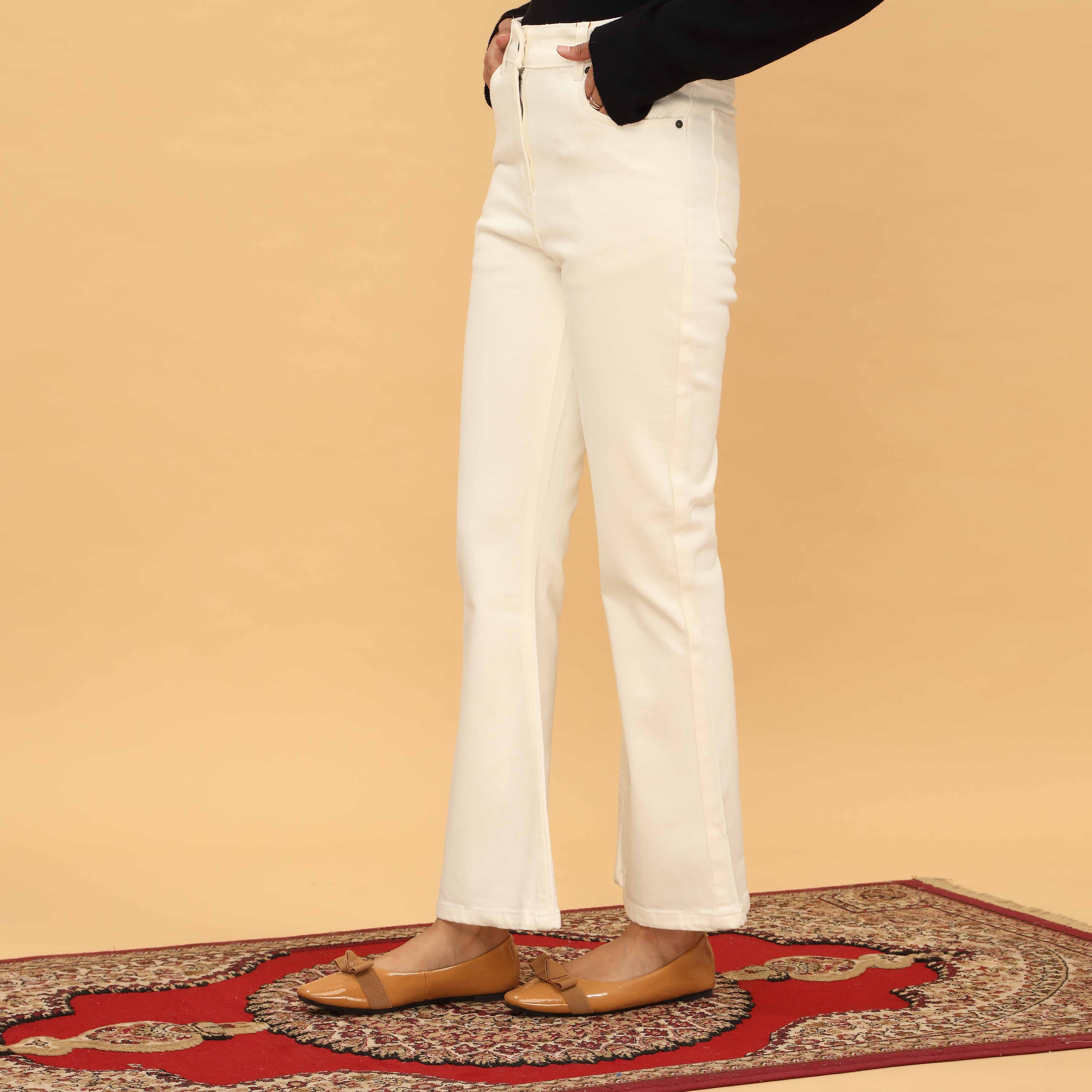 White Denim Pant PP5023 - Image 2