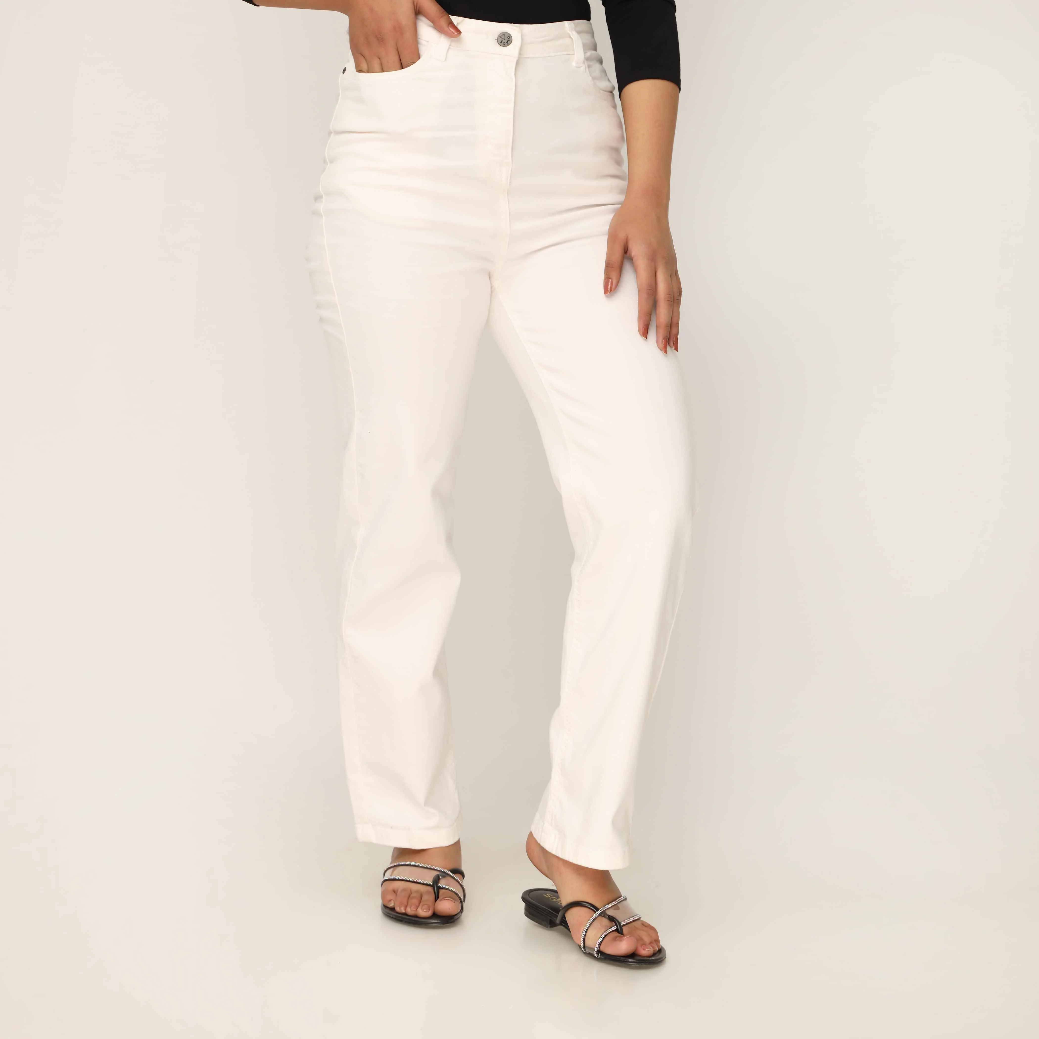 White Denim Pant PP5024 - Image 3
