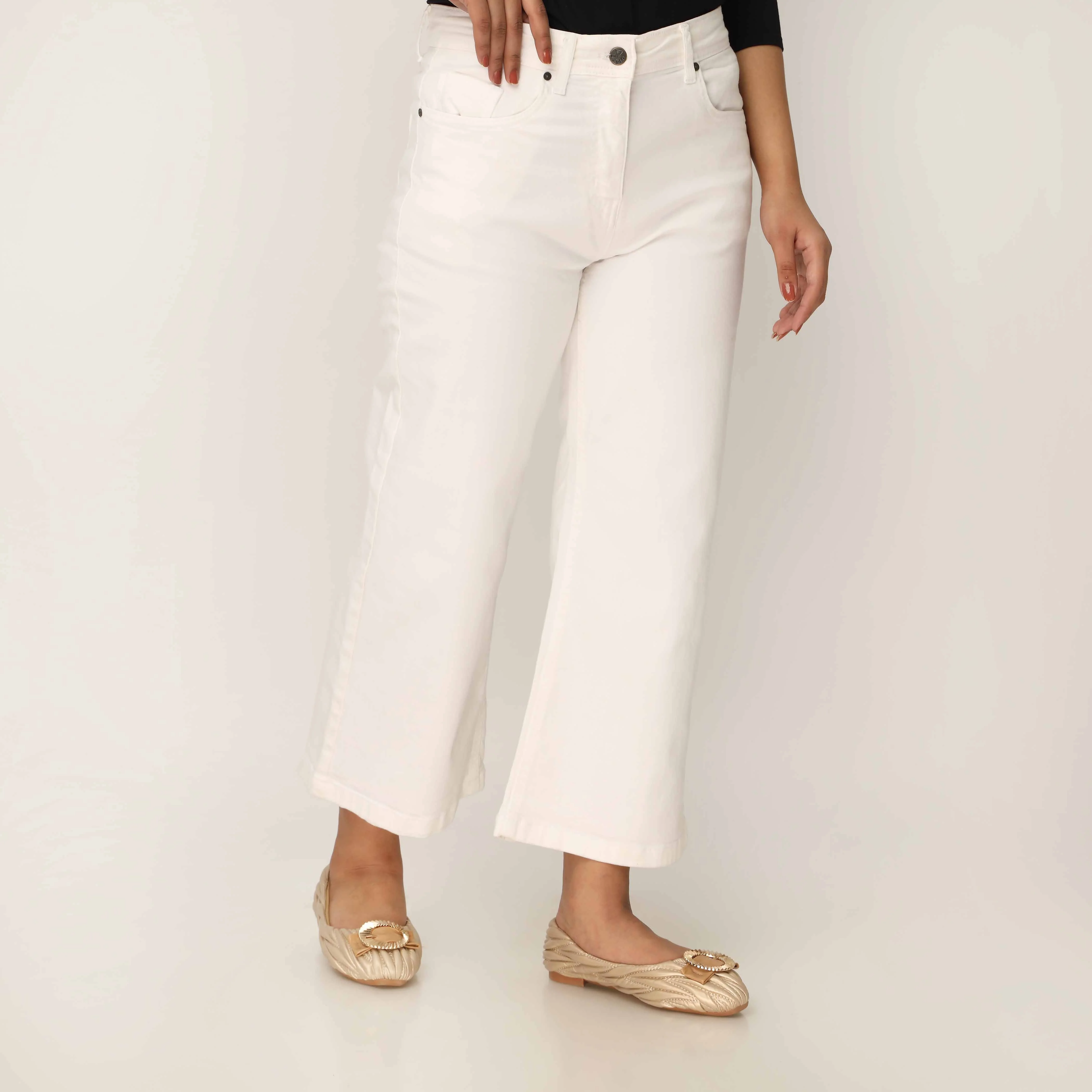 White Denim Pant PP5025 - Image 2