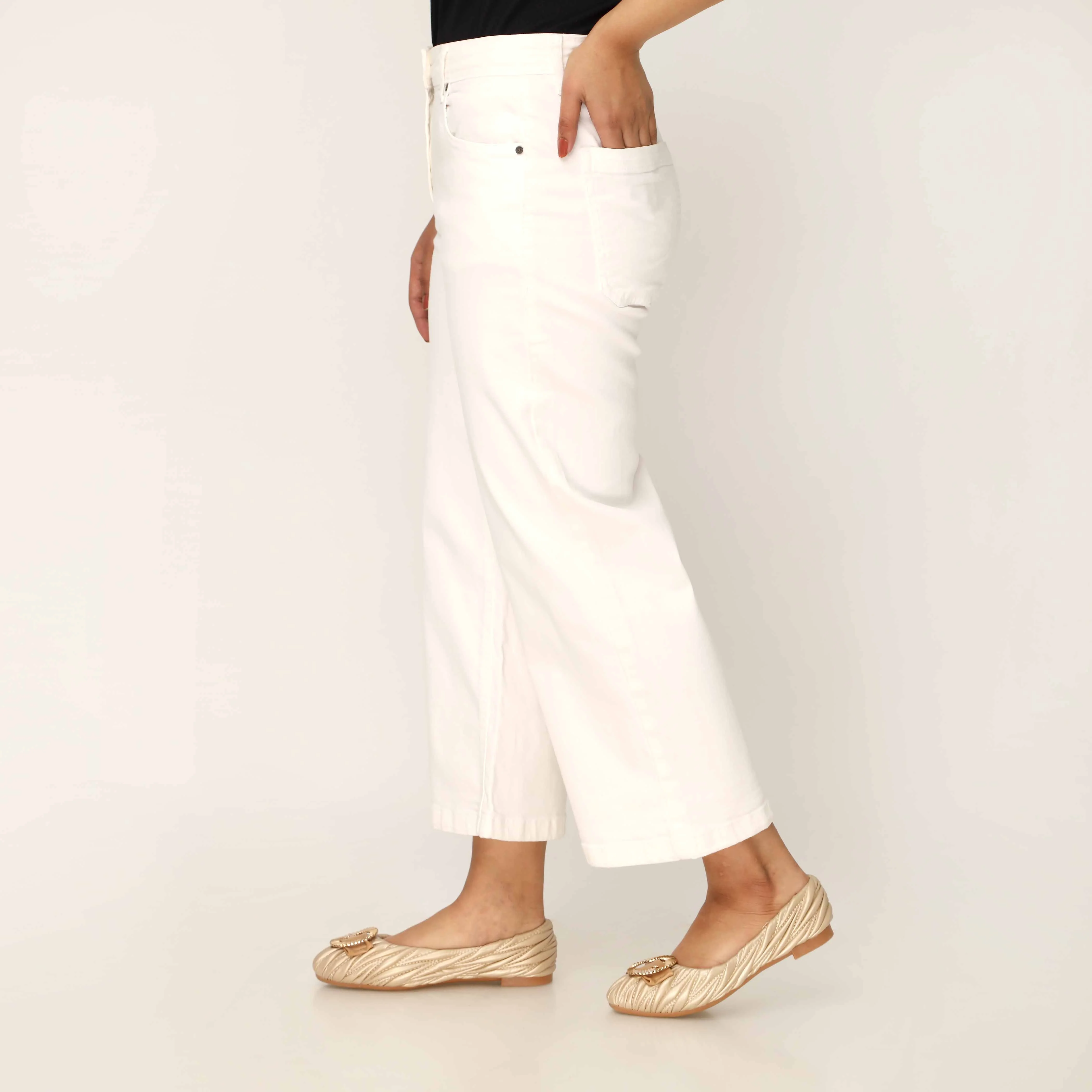 White Denim Pant PP5025 - Image 3