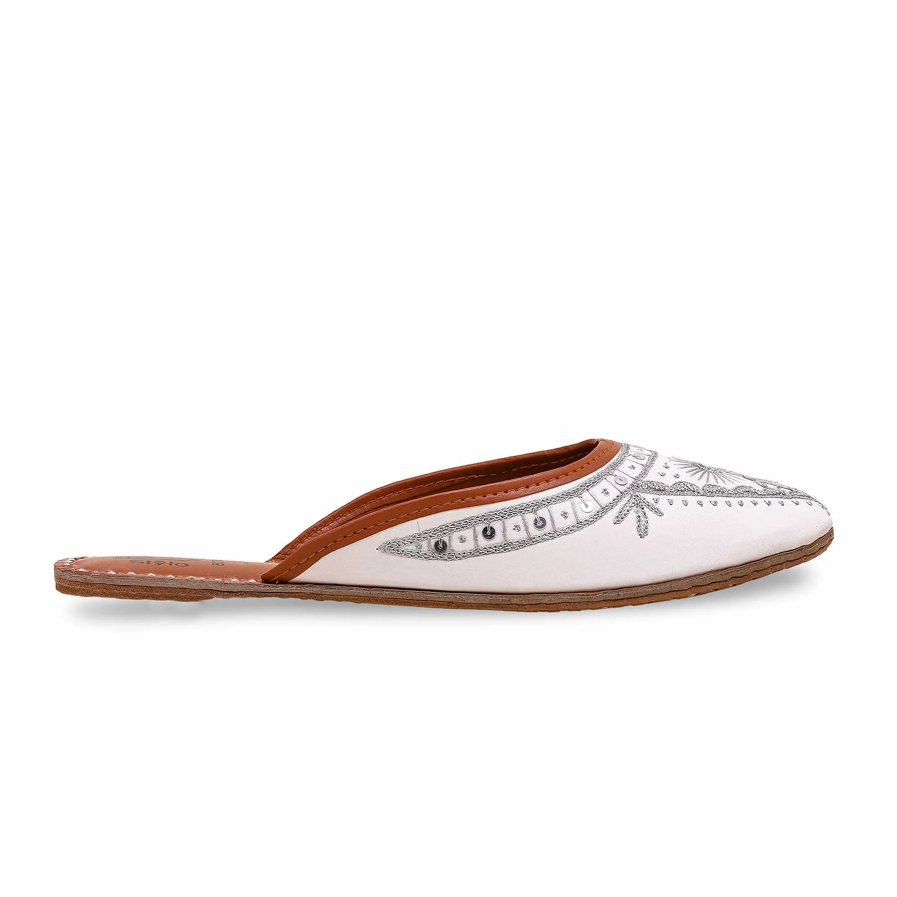 White Fancy Khussa EC8473 - Image 2