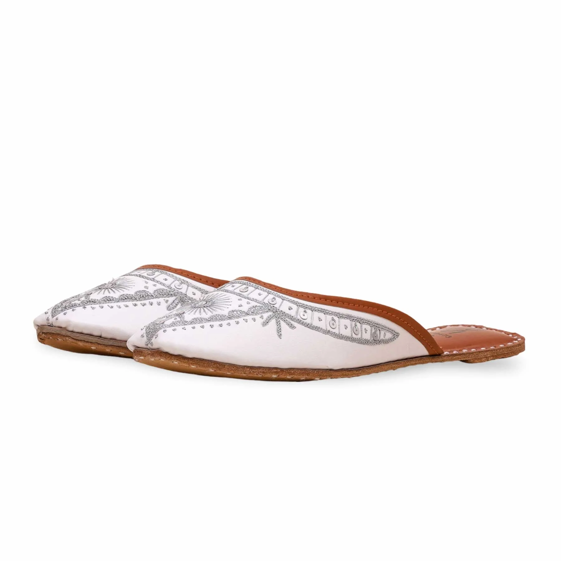 White Fancy Khussa EC8473 - Image 3